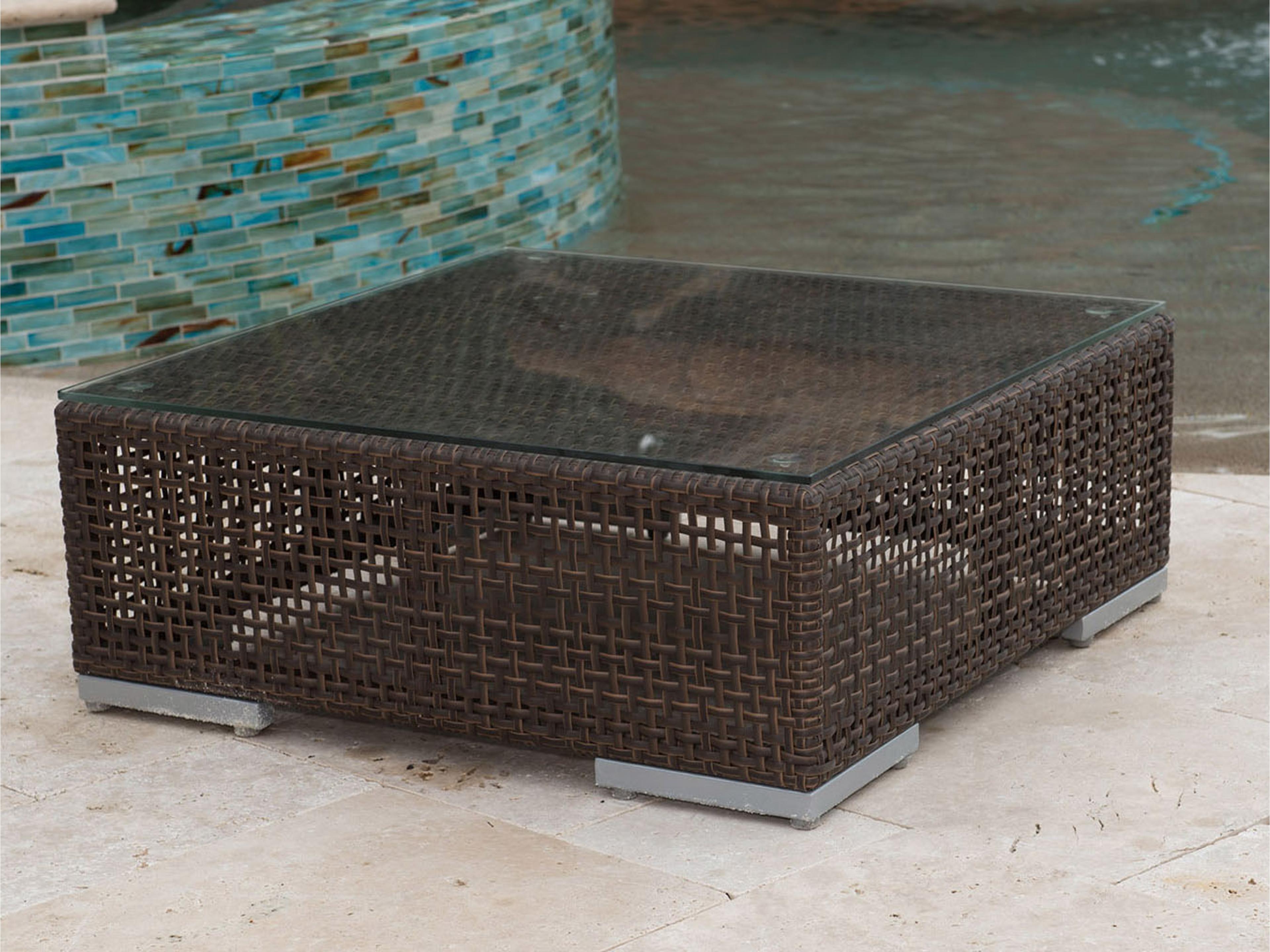 Hospitality Rattan Outdoor Soho Wicker Square Coffee Table