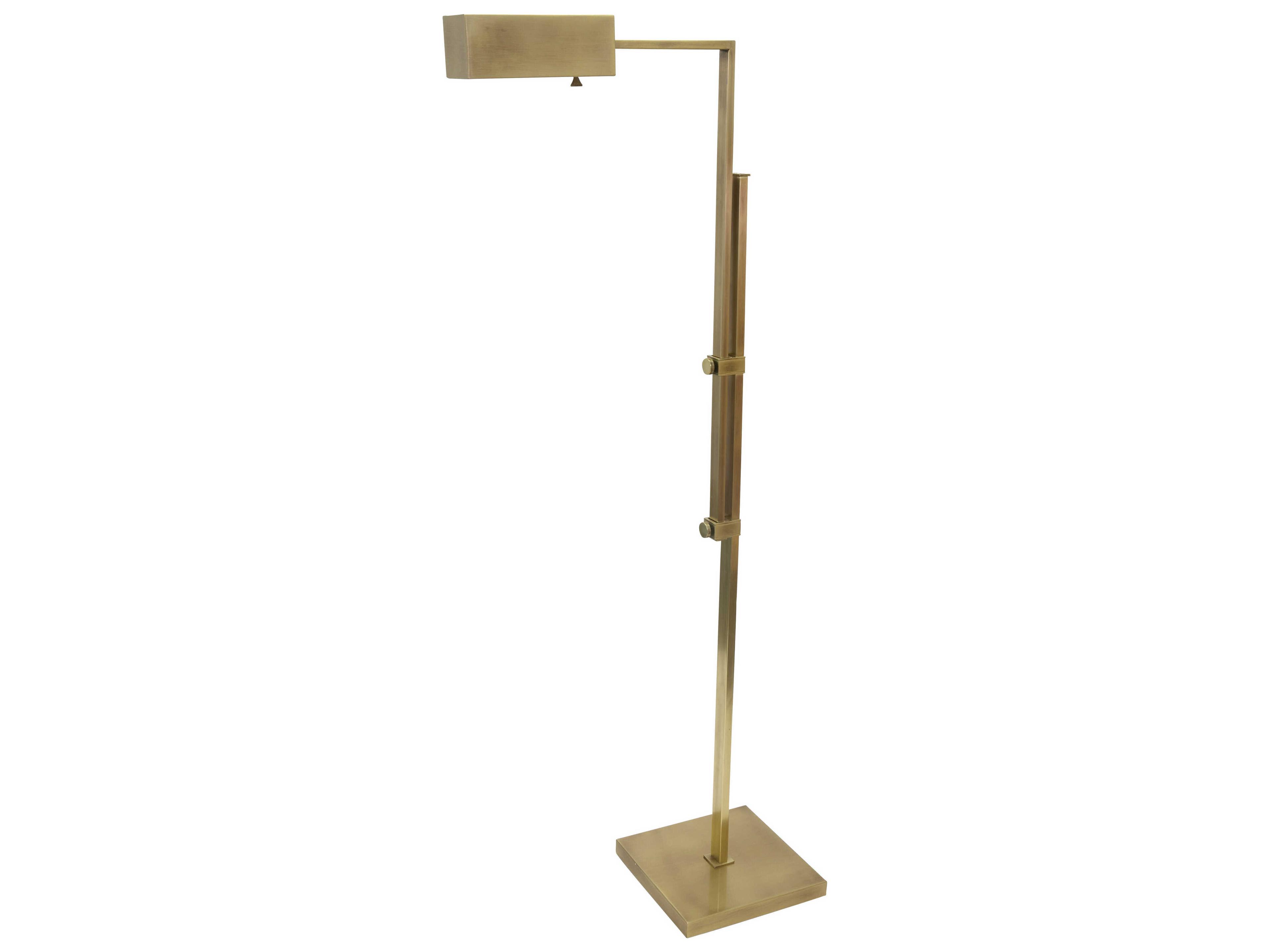 House of Troy Andover 1 Antique Brass Floor Lamp