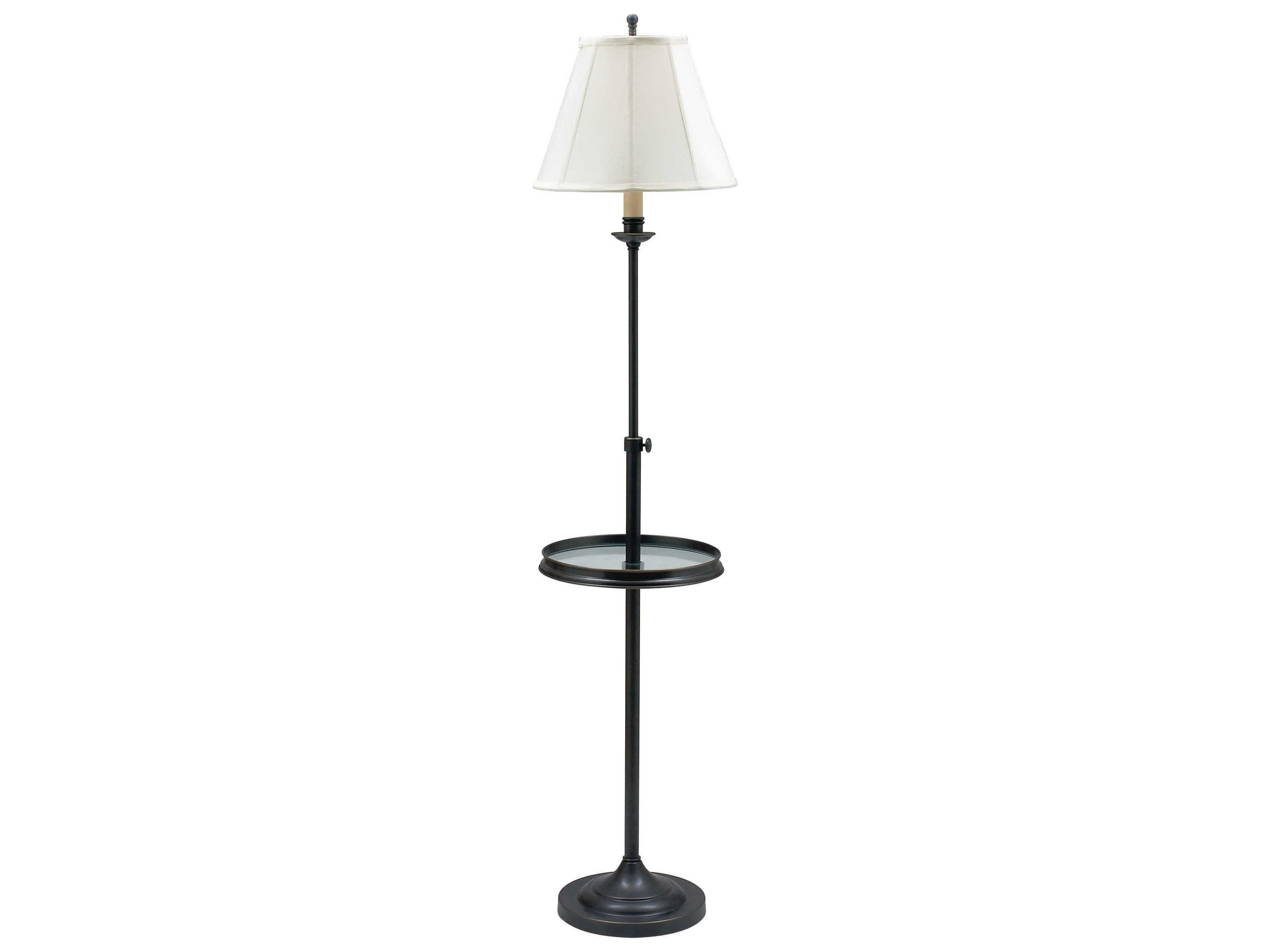 House of Troy Club Brass Floor Lamp