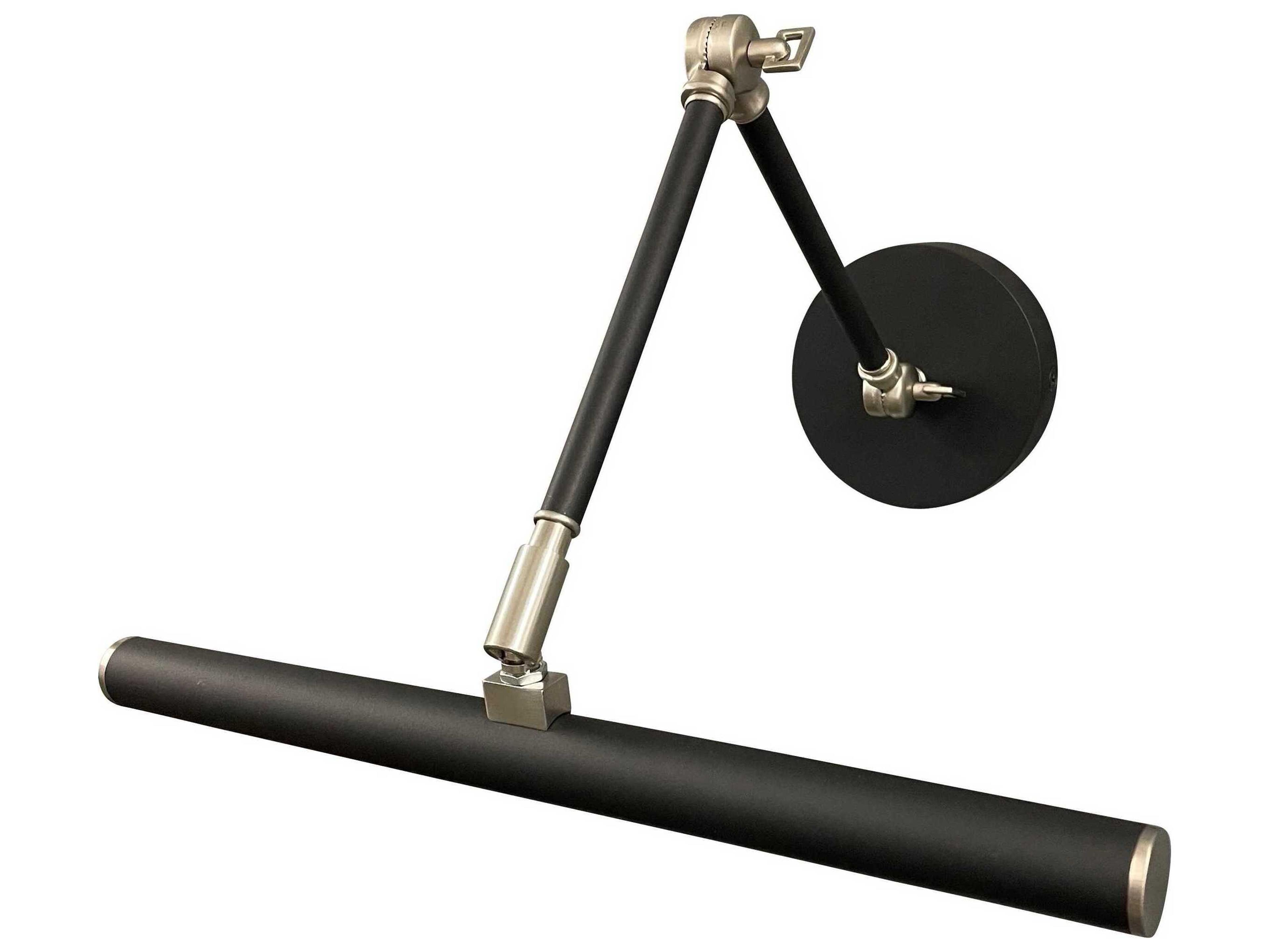 Amelia Direct Wire 1-Light Black Satin Nickel Picture Light