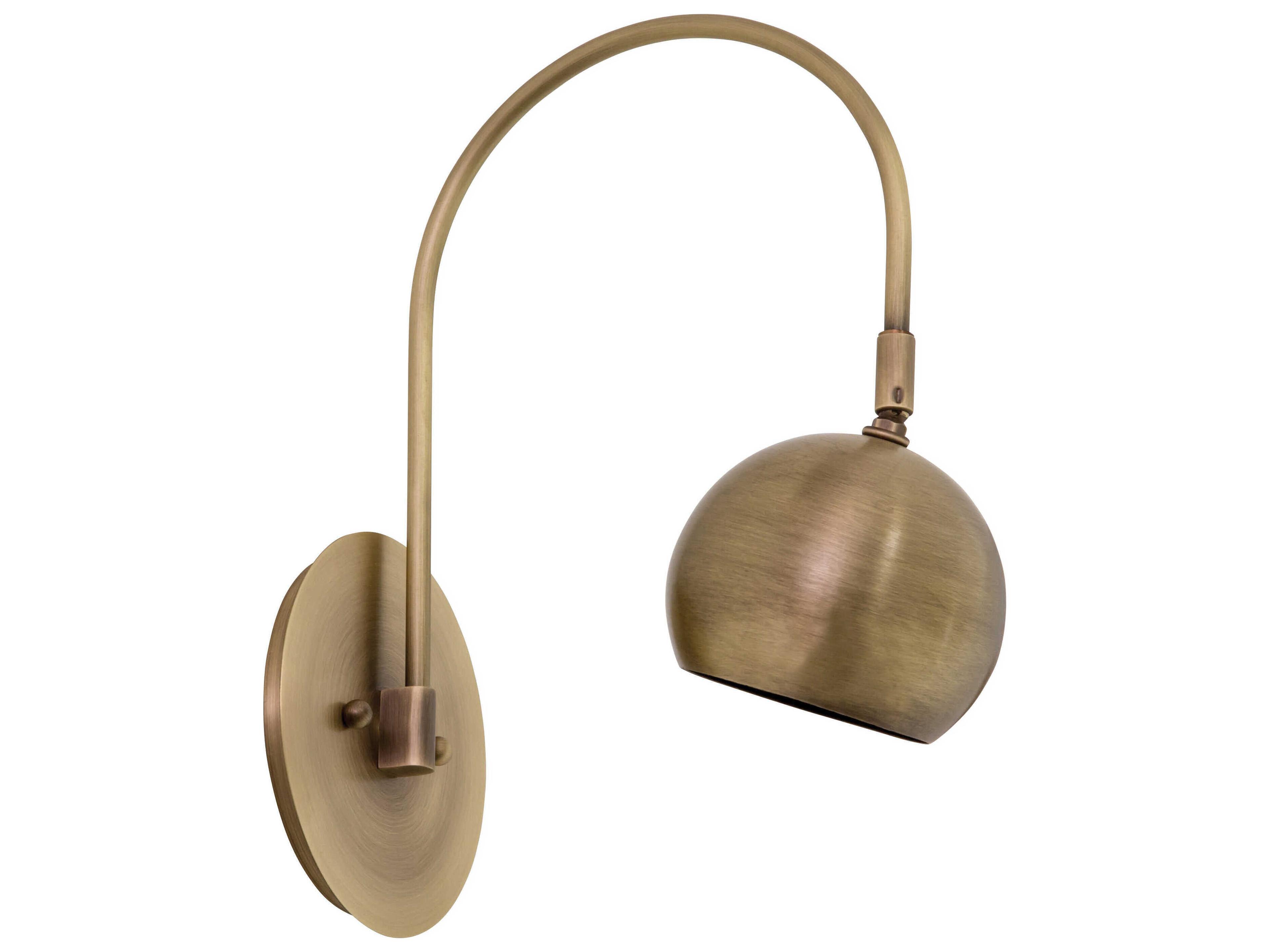 Halo Direct Wire 1-Light Antique Brass LED Picture Light