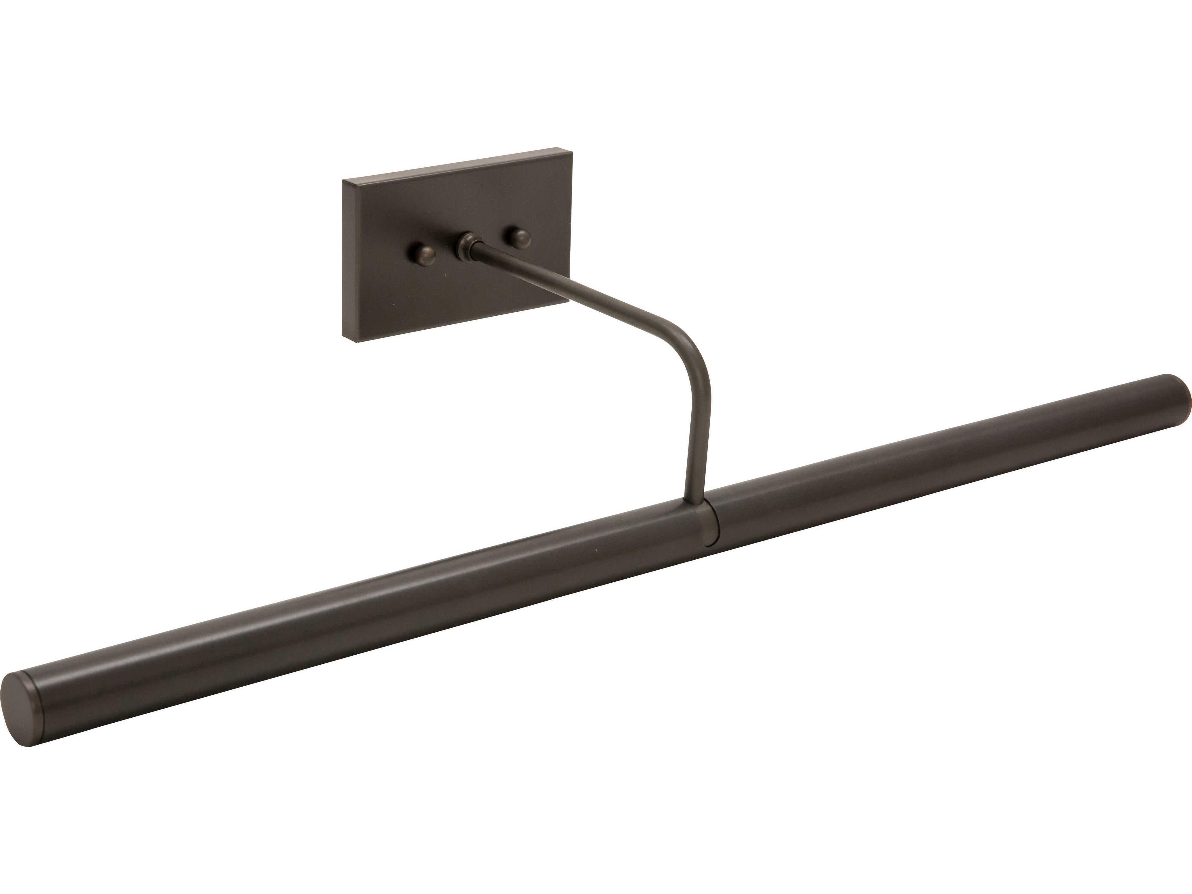 Slim-line 4-Light Nickel Picture Light