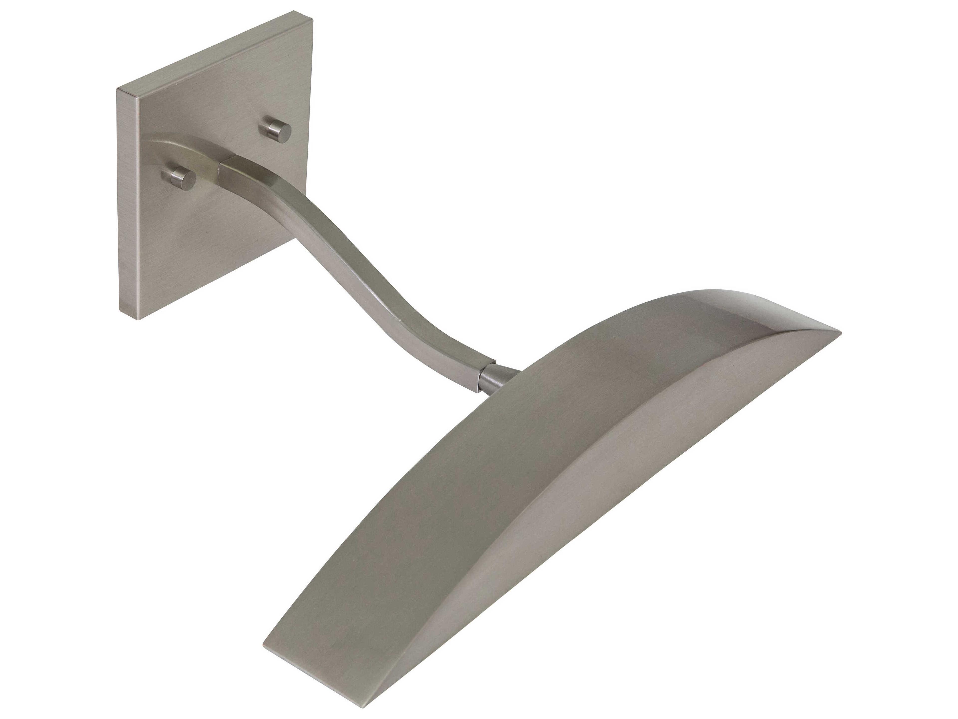 Ultra-wide 2-Light Satin Nickel Picture Light