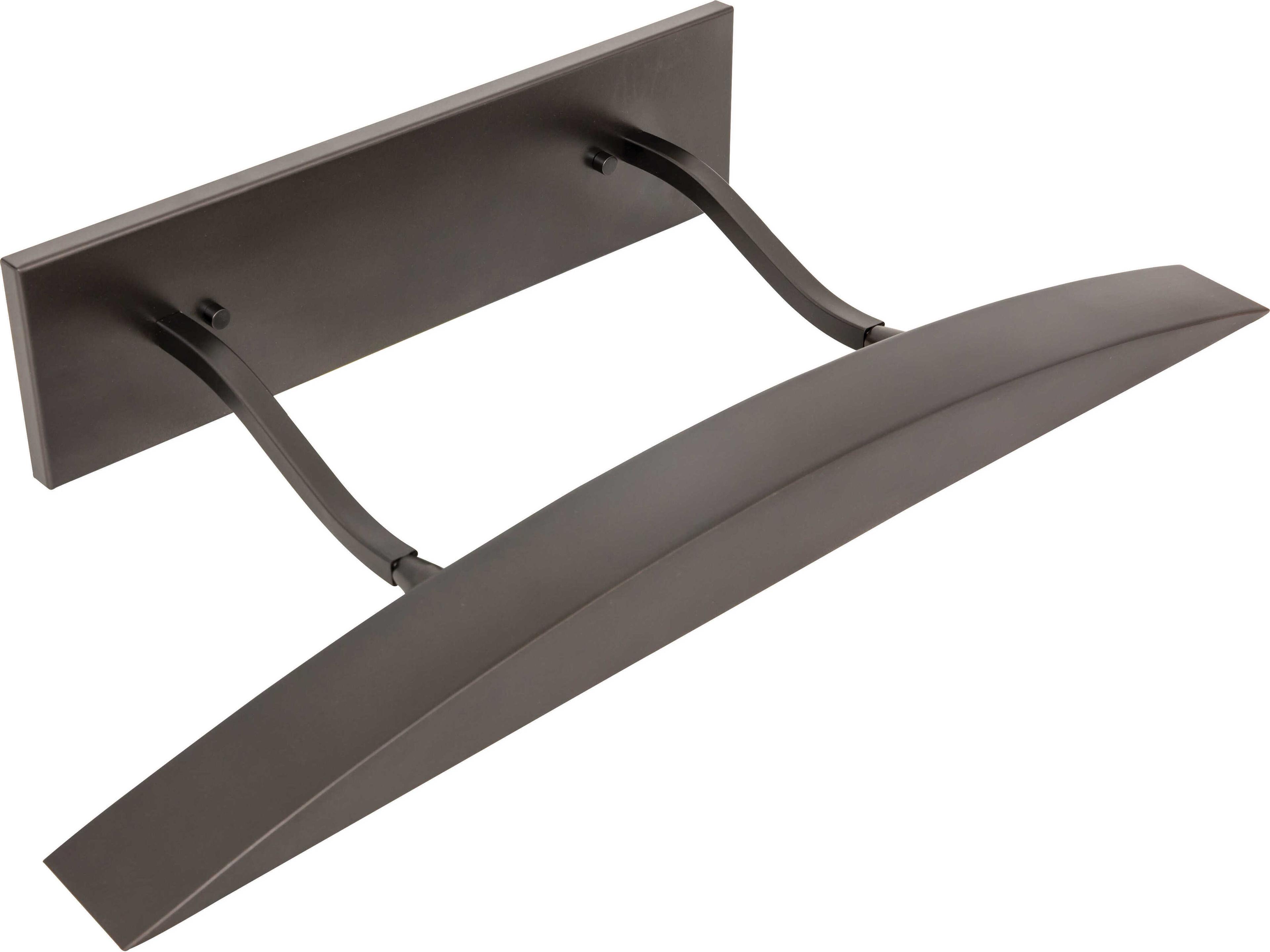 Ultra-wide 4-Light Mahogany Bronze Picture Light