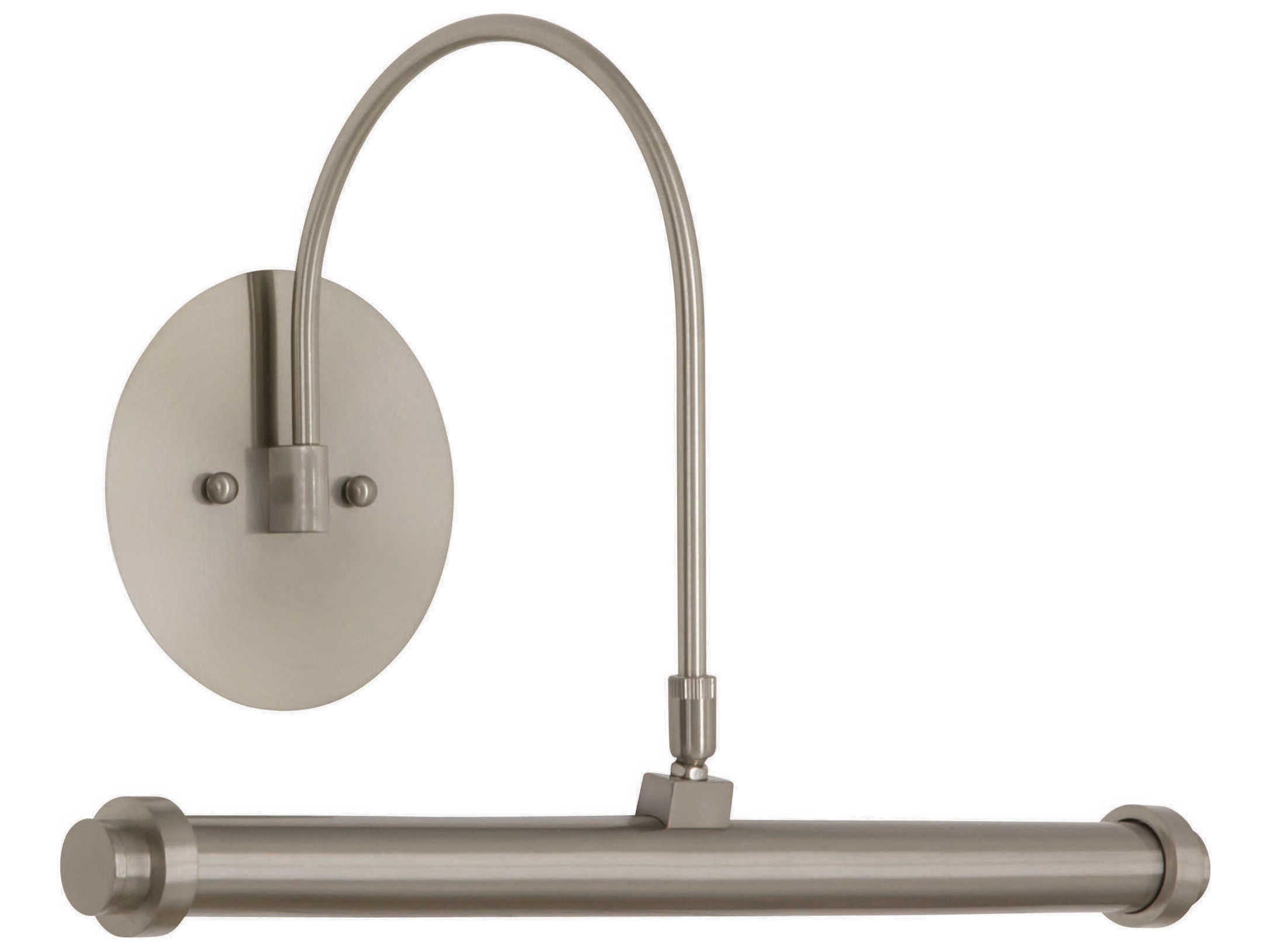 Slim-line 1-Light Satin Nickel LED Picture Light