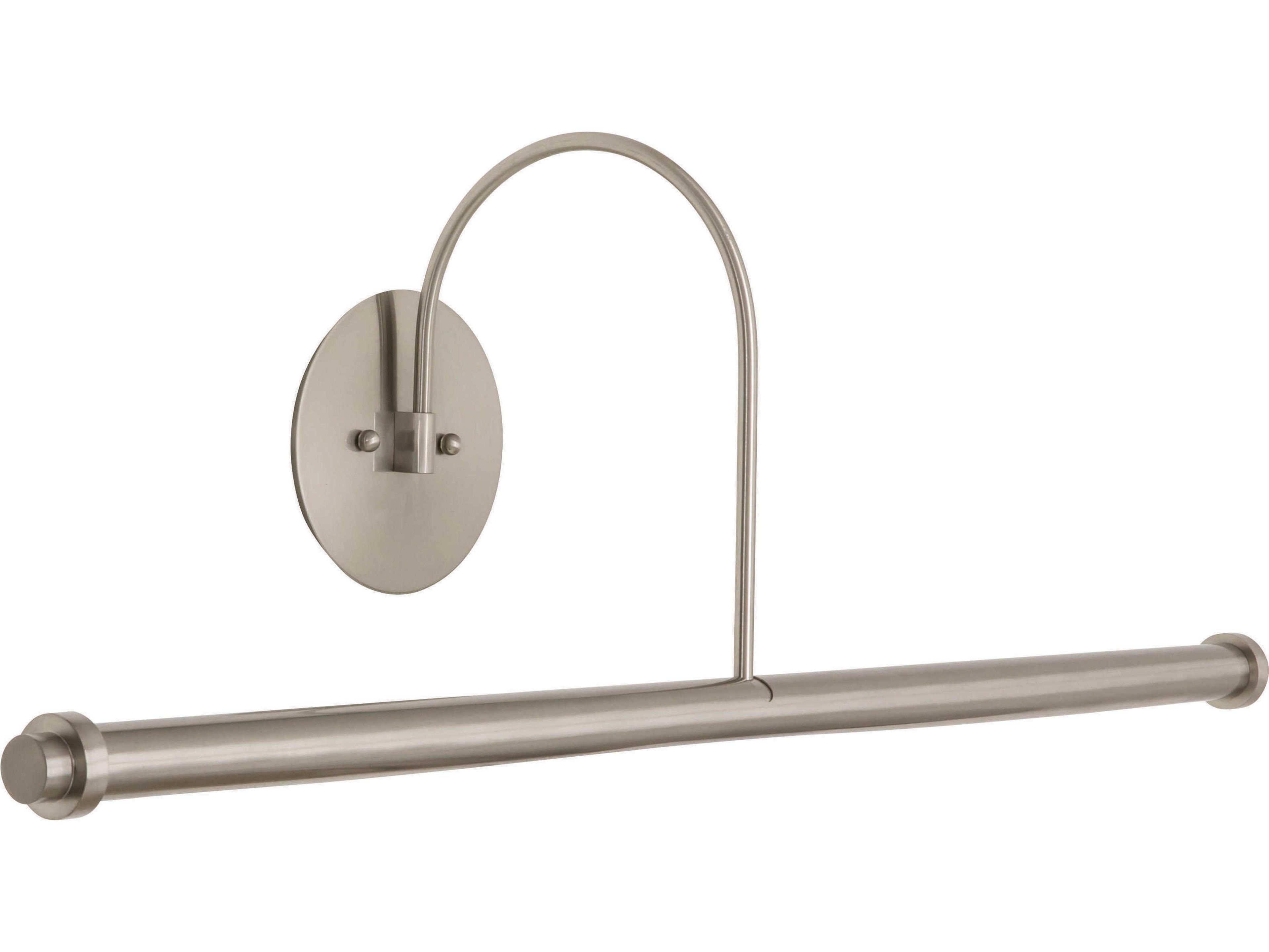 Slim-line 1-Light Satin Nickel LED Picture Light