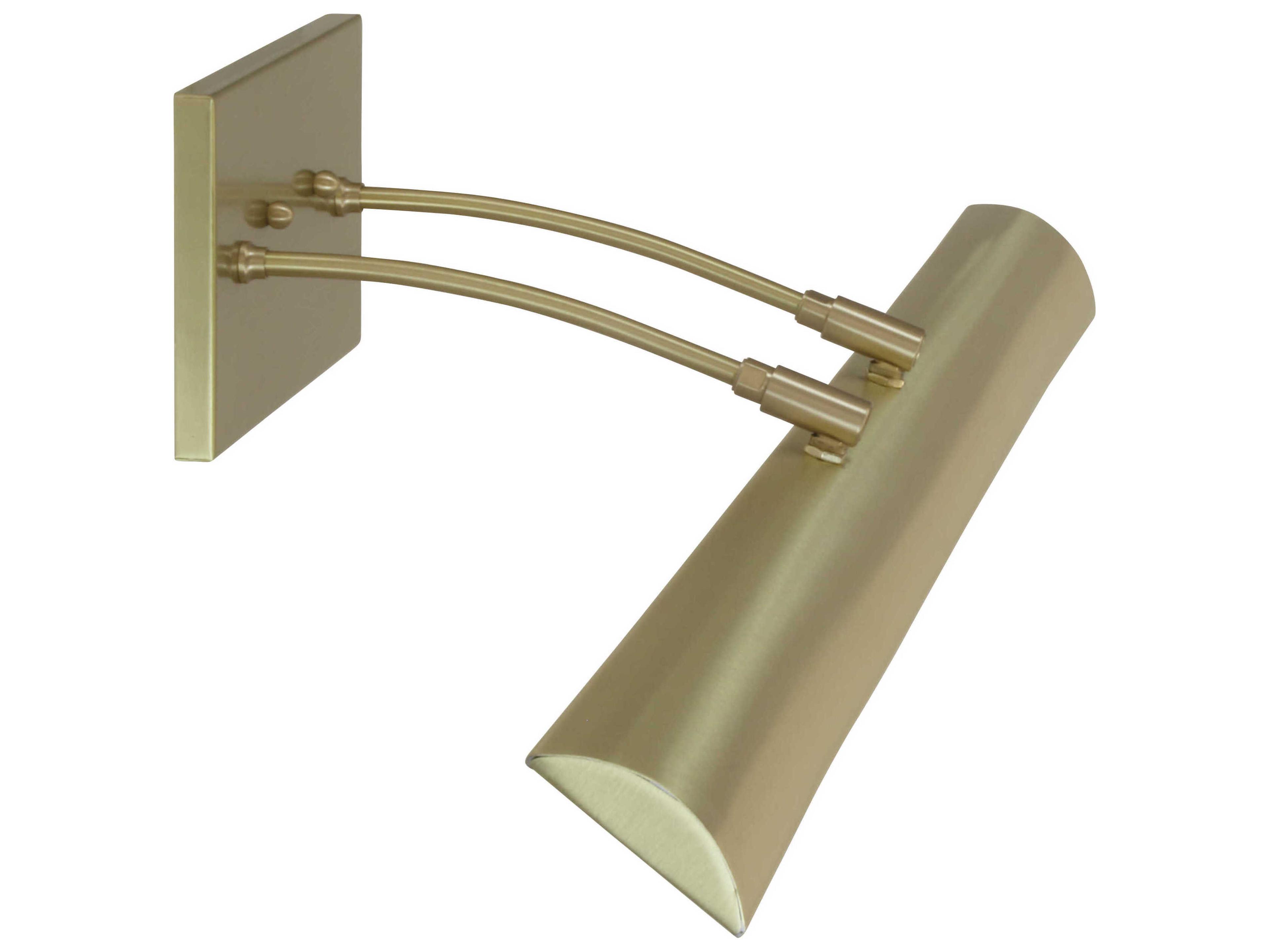 Zenith Direct Wire 1-Light Satin Brass LED Picture Light