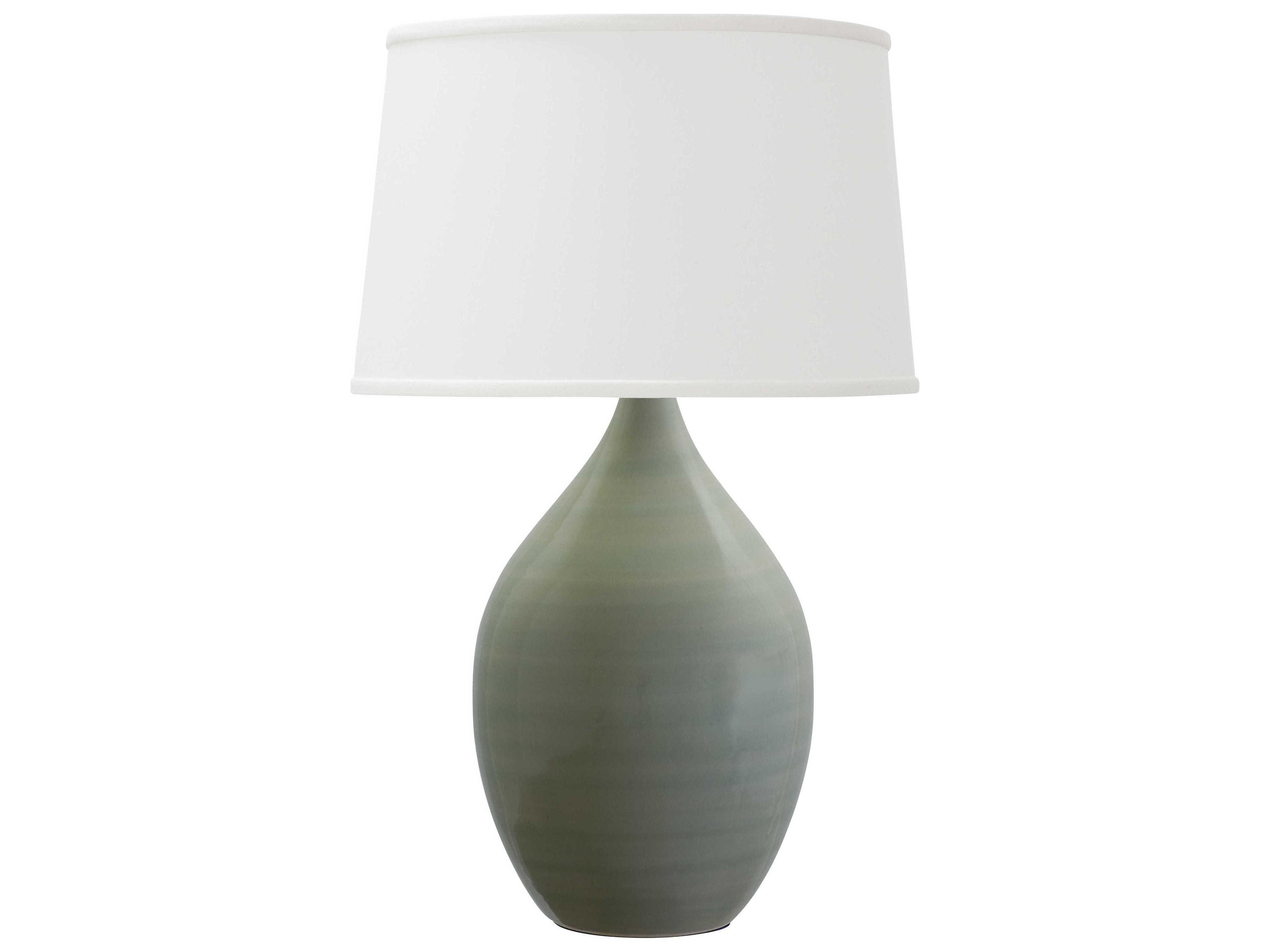 House of Troy Scatchard Stoneware Blue Table Lamp