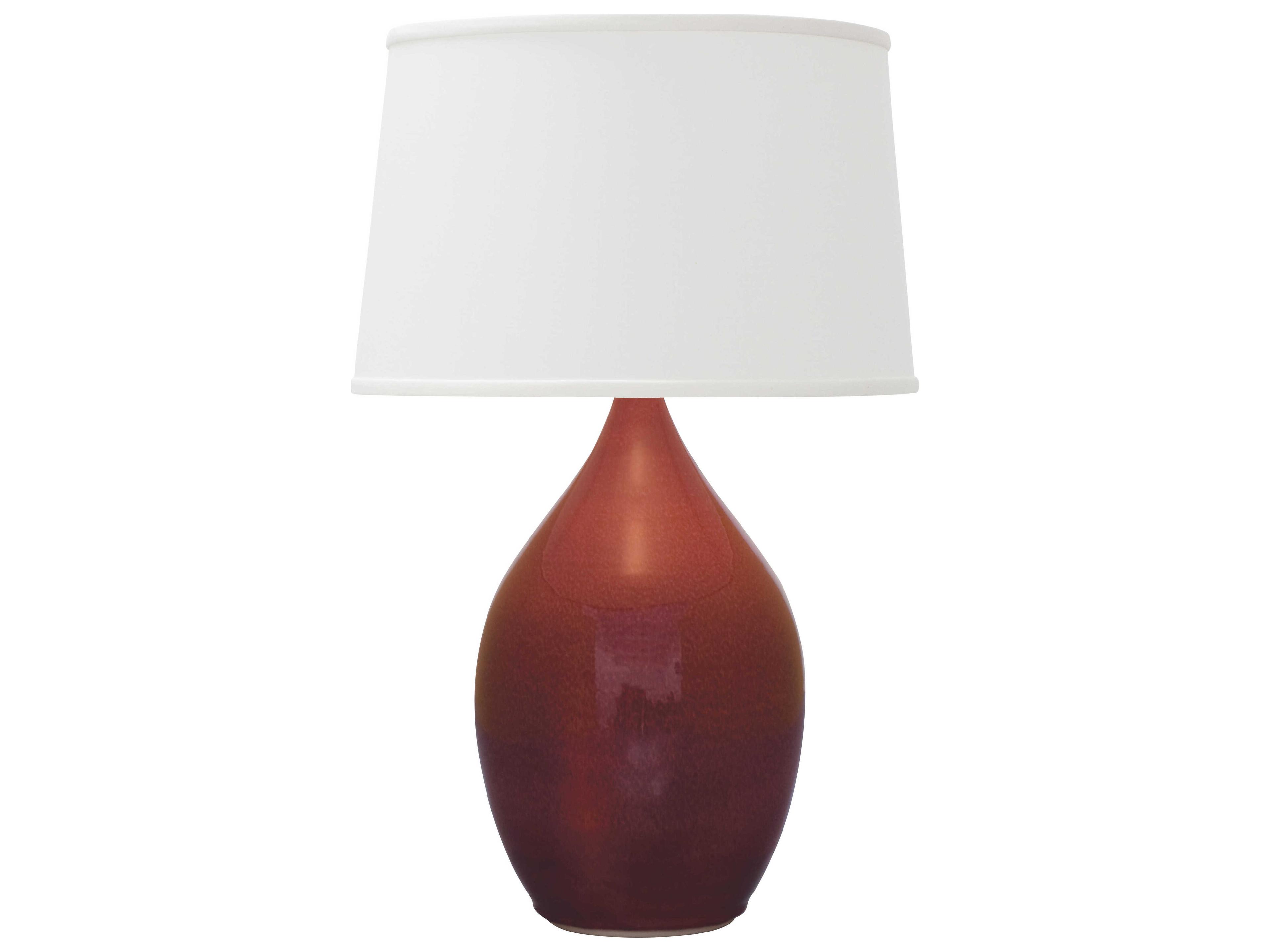 House of Troy Scatchard Stoneware Brown Table Lamp