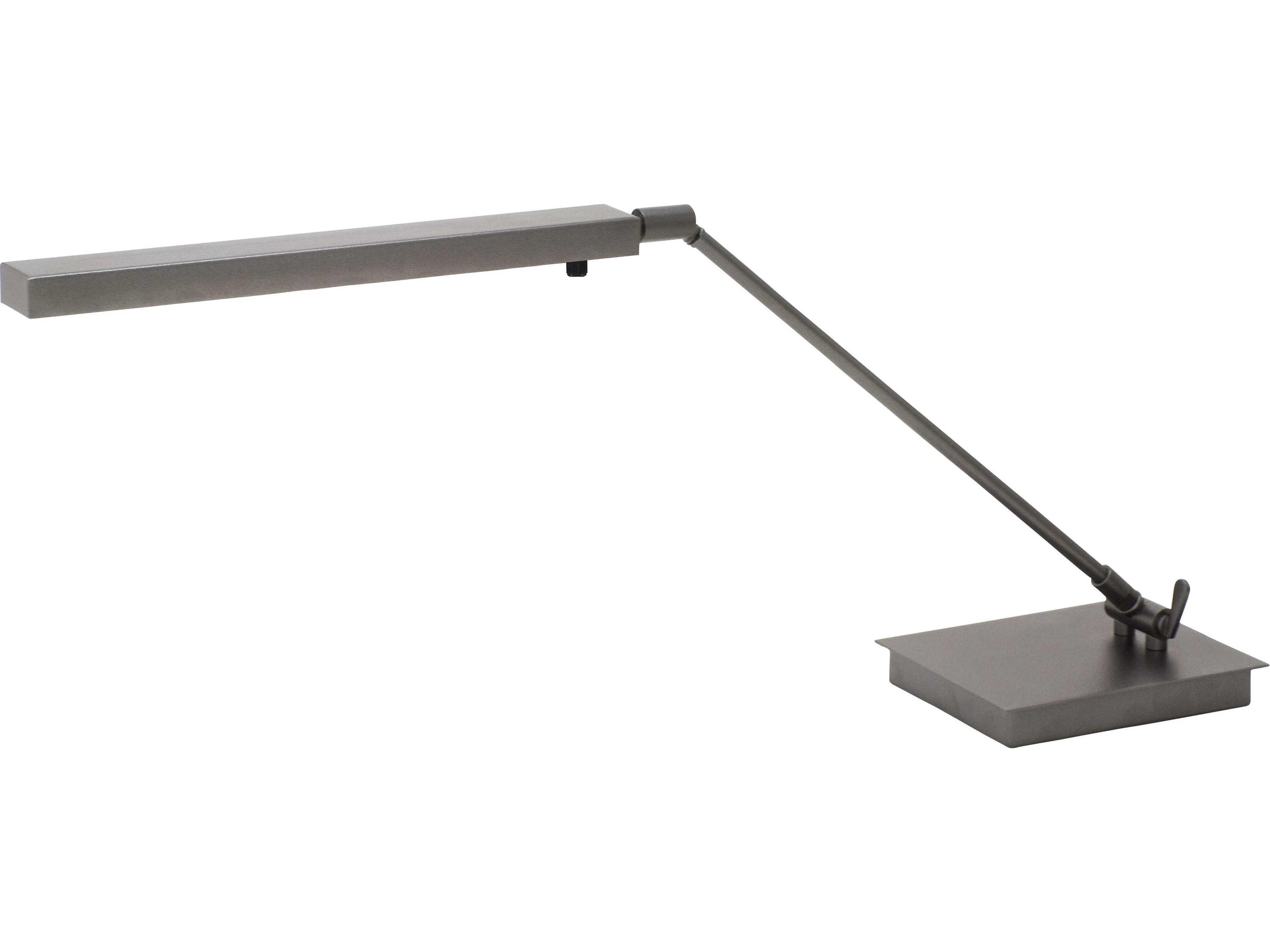 Horizon Task Granite Gray LED Desk Lamp