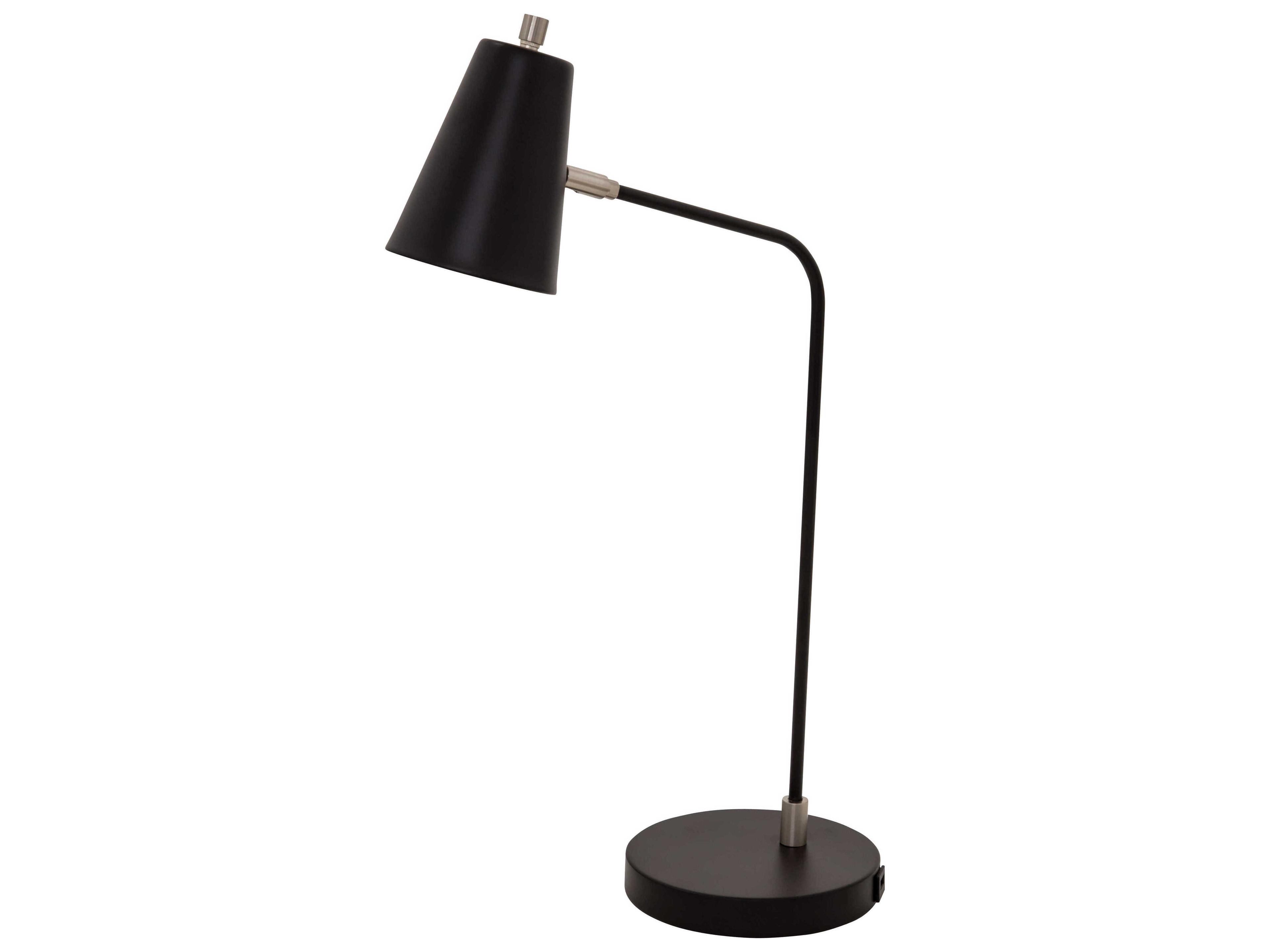 Kirby Black LED Desk Lamp