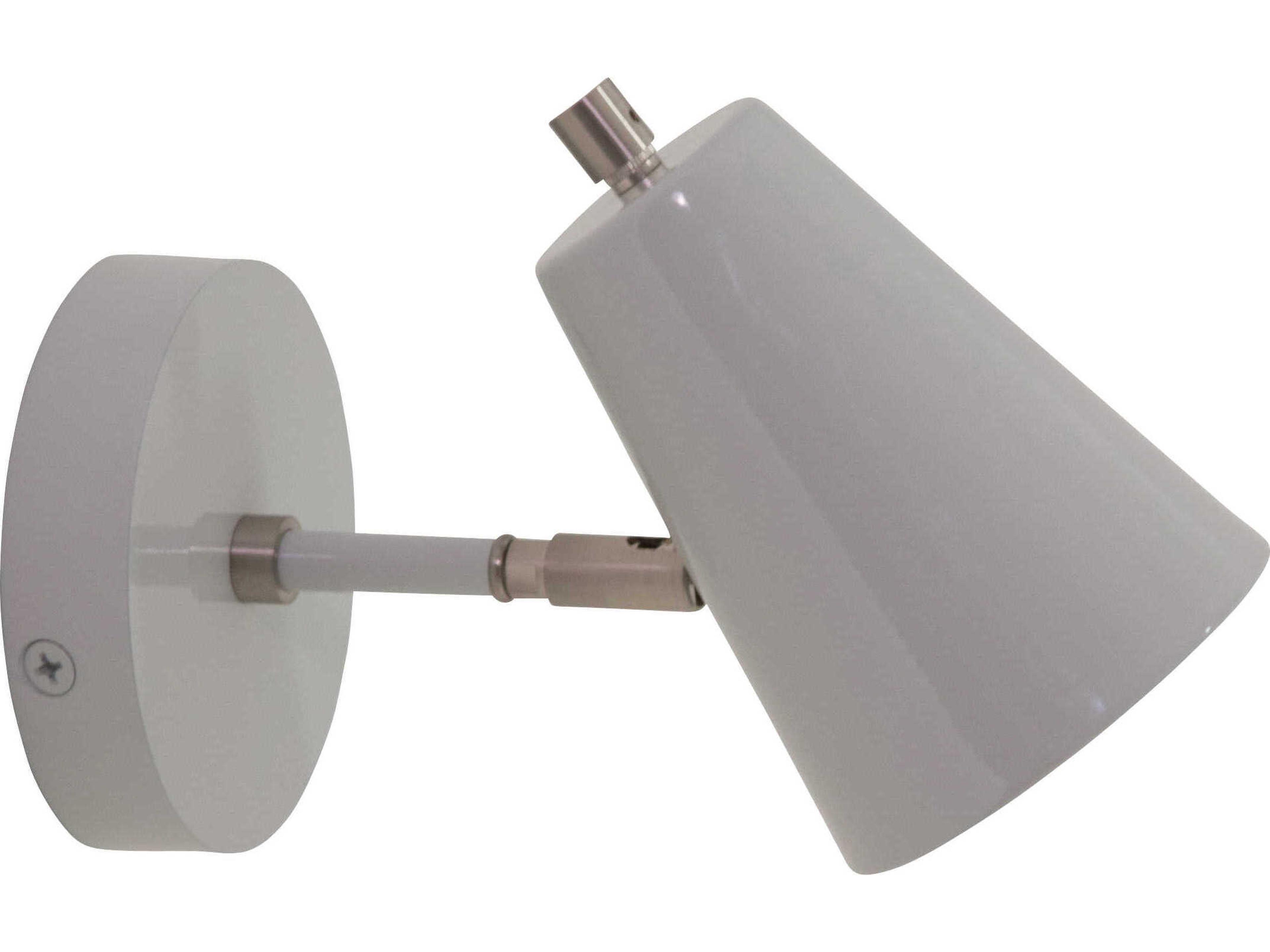 Kirby 1-Light Gray Nickel LED Wall Sconce