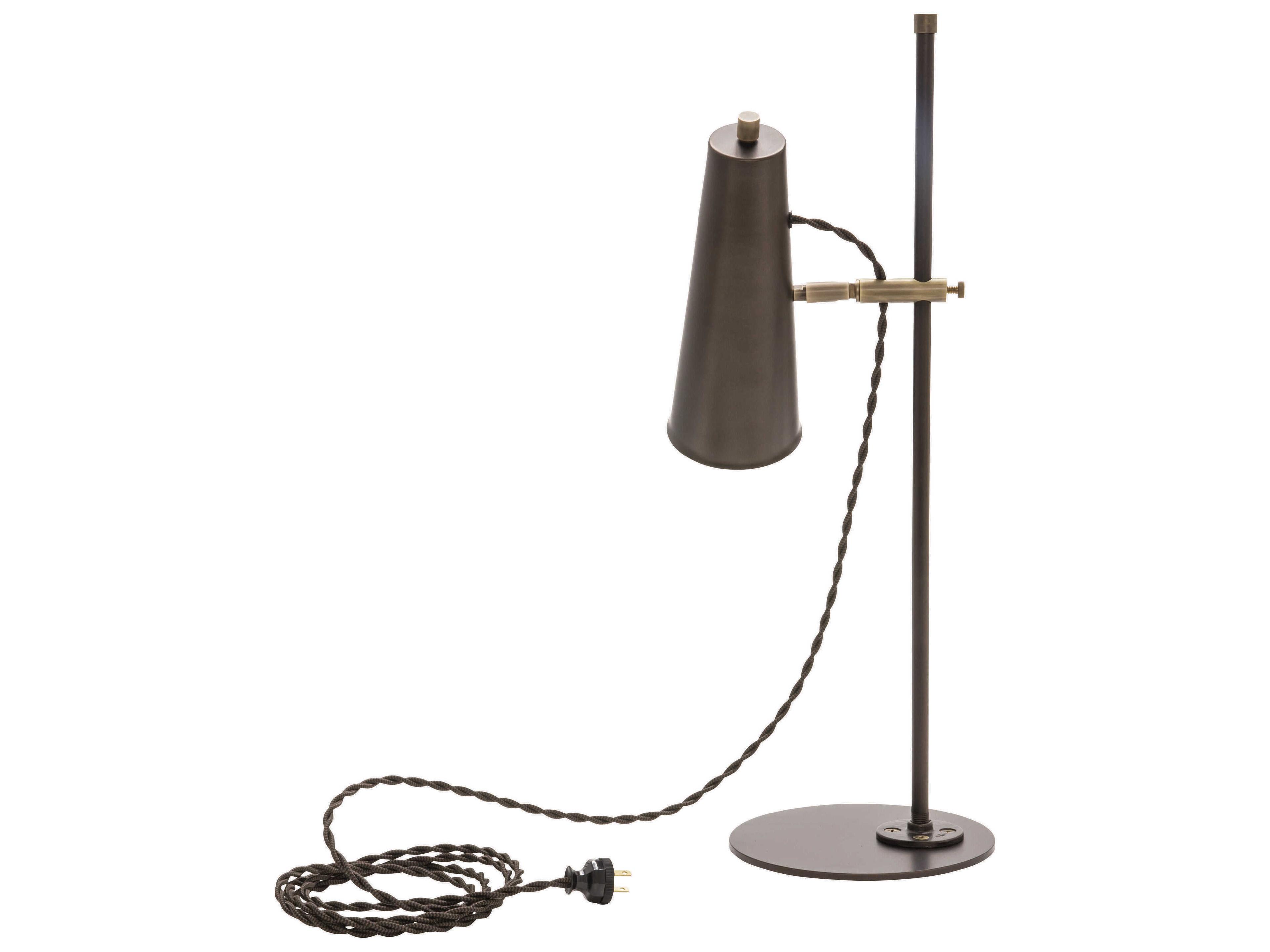 Norton LED Chestnut Bronze Antique Brass Accents Desk Lamp
