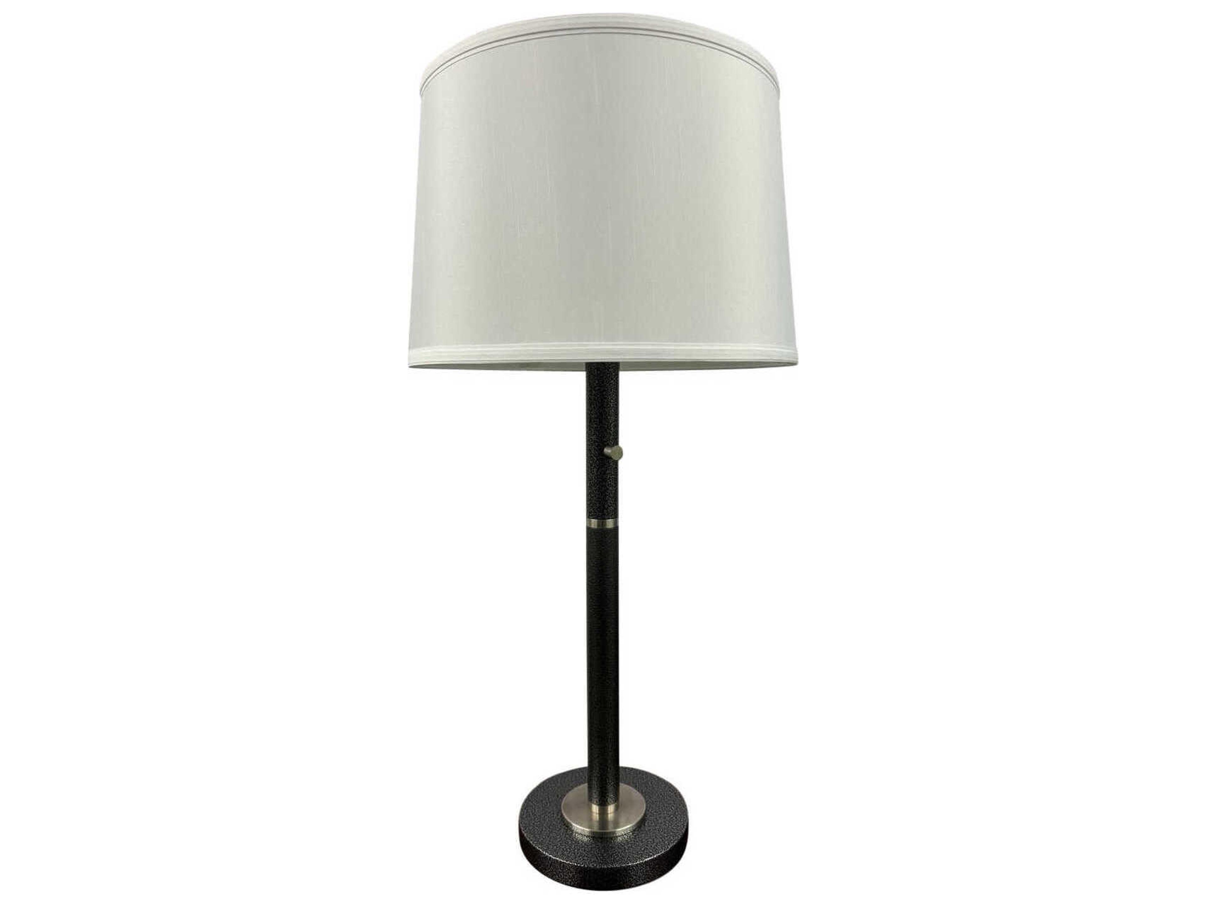 Rupert Supreme Silver Buffet Lamp