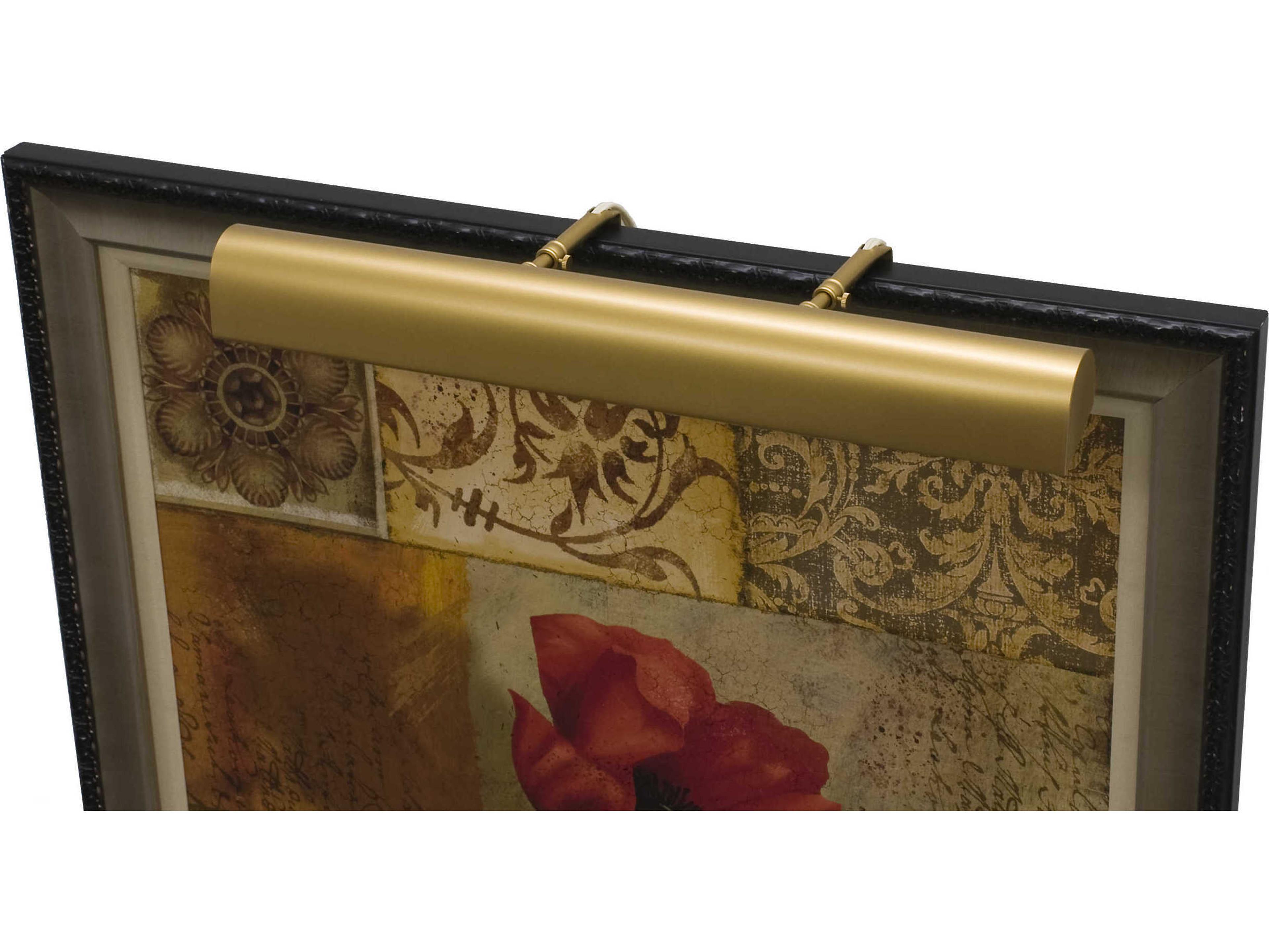 Classic 3-Light Brass Picture Light