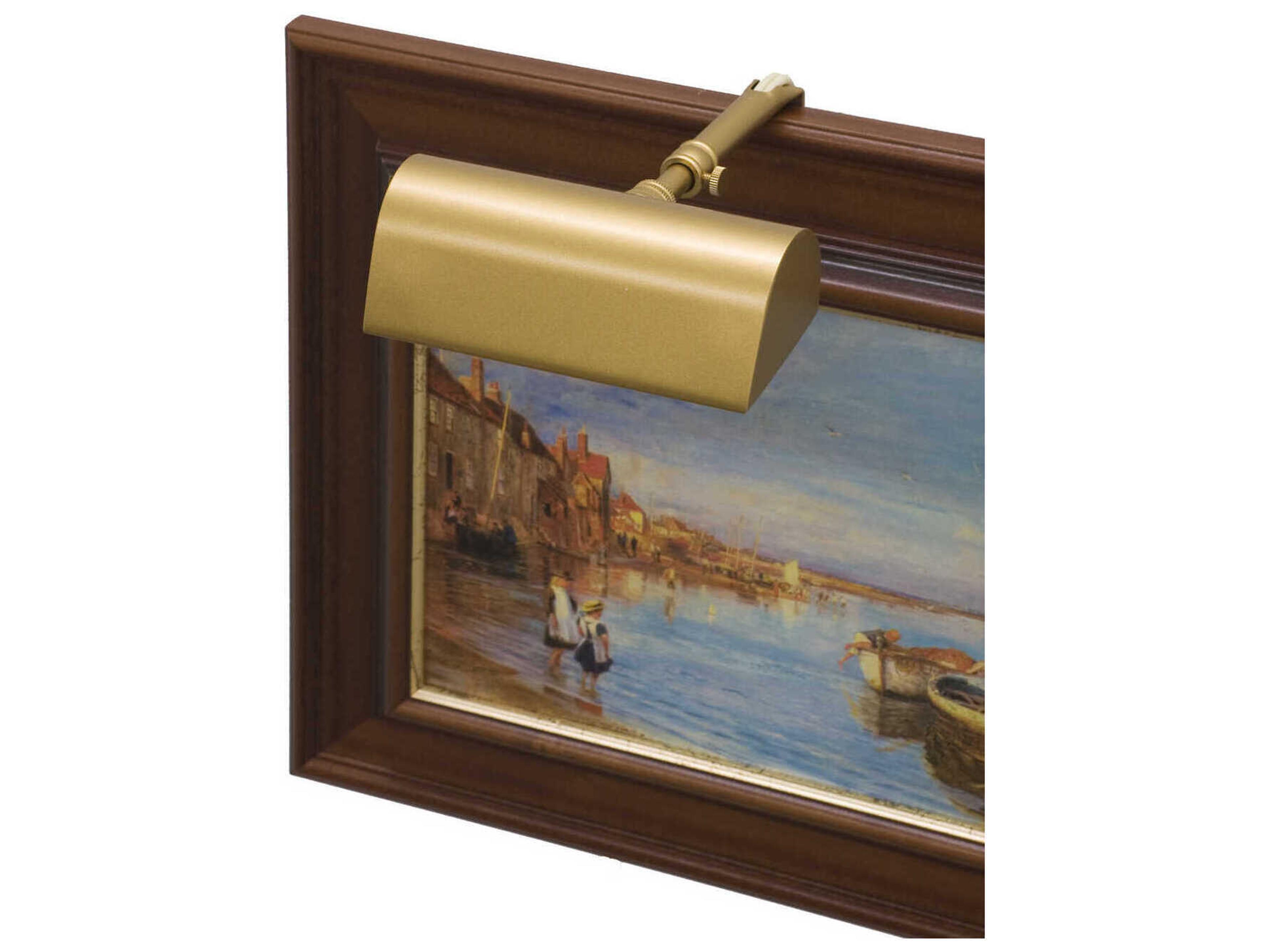 Classic 1-Light Brass Picture Light