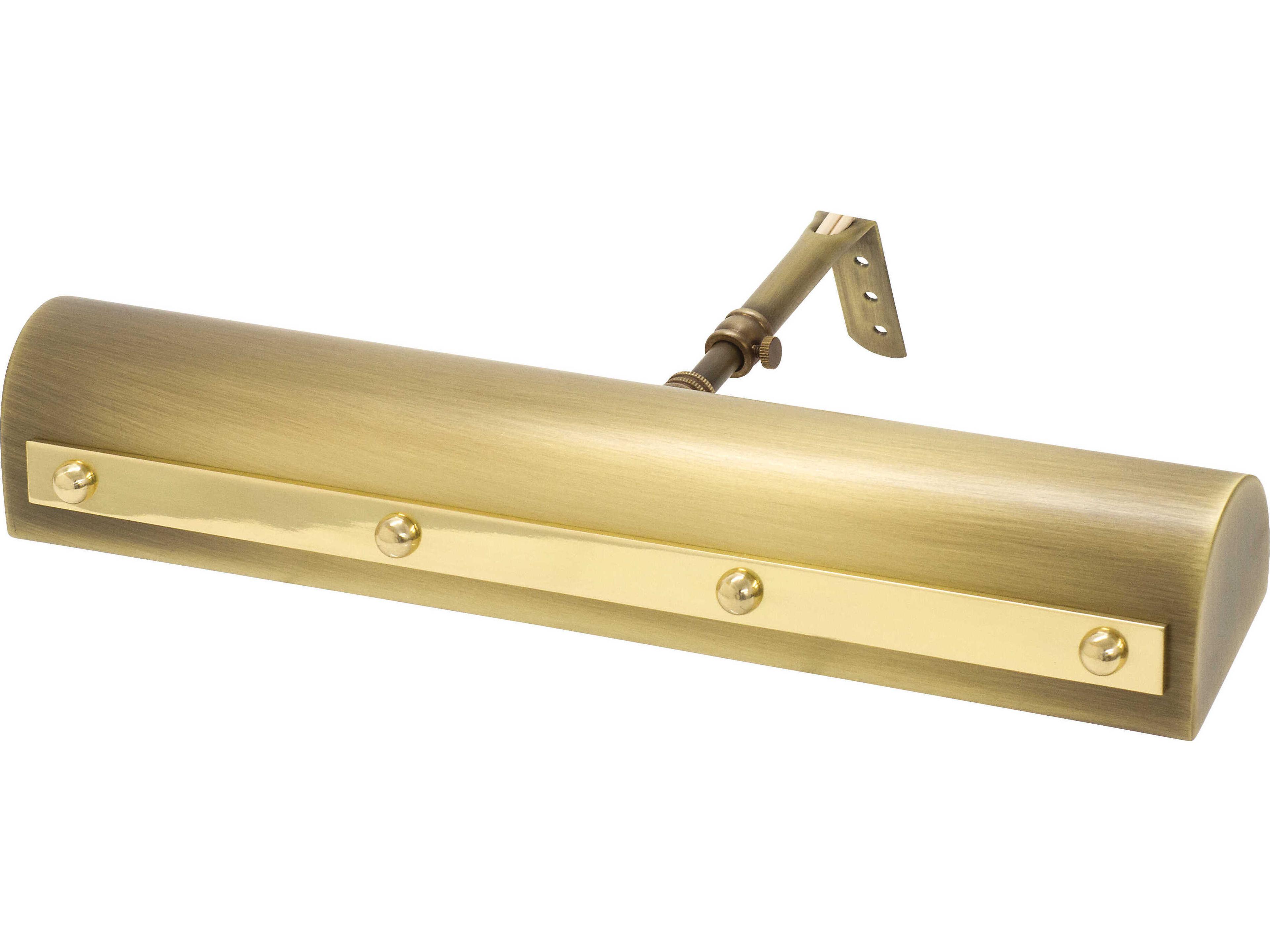 2-Light Brass Picture Light