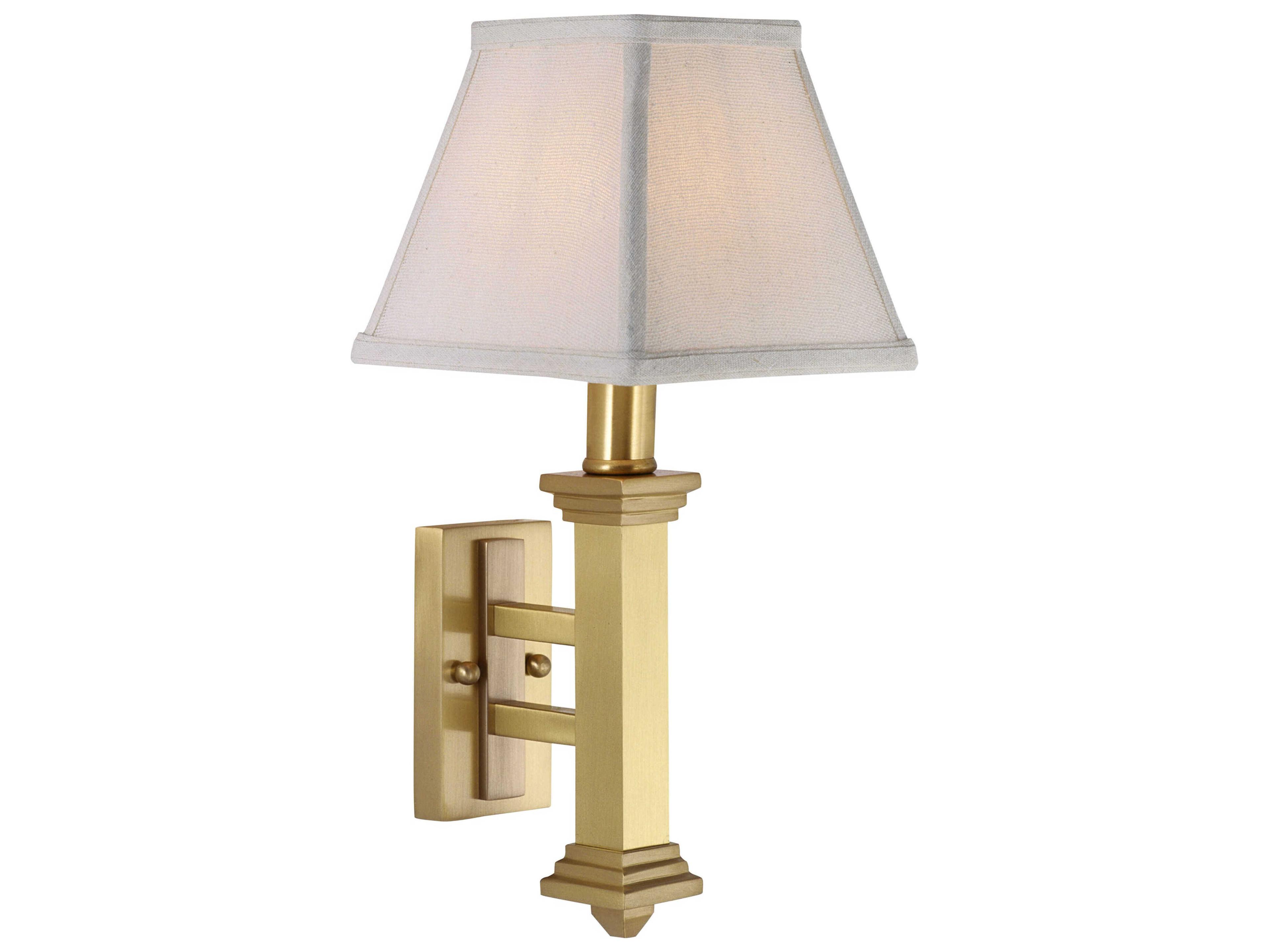 1-Light Gold Wall Sconce