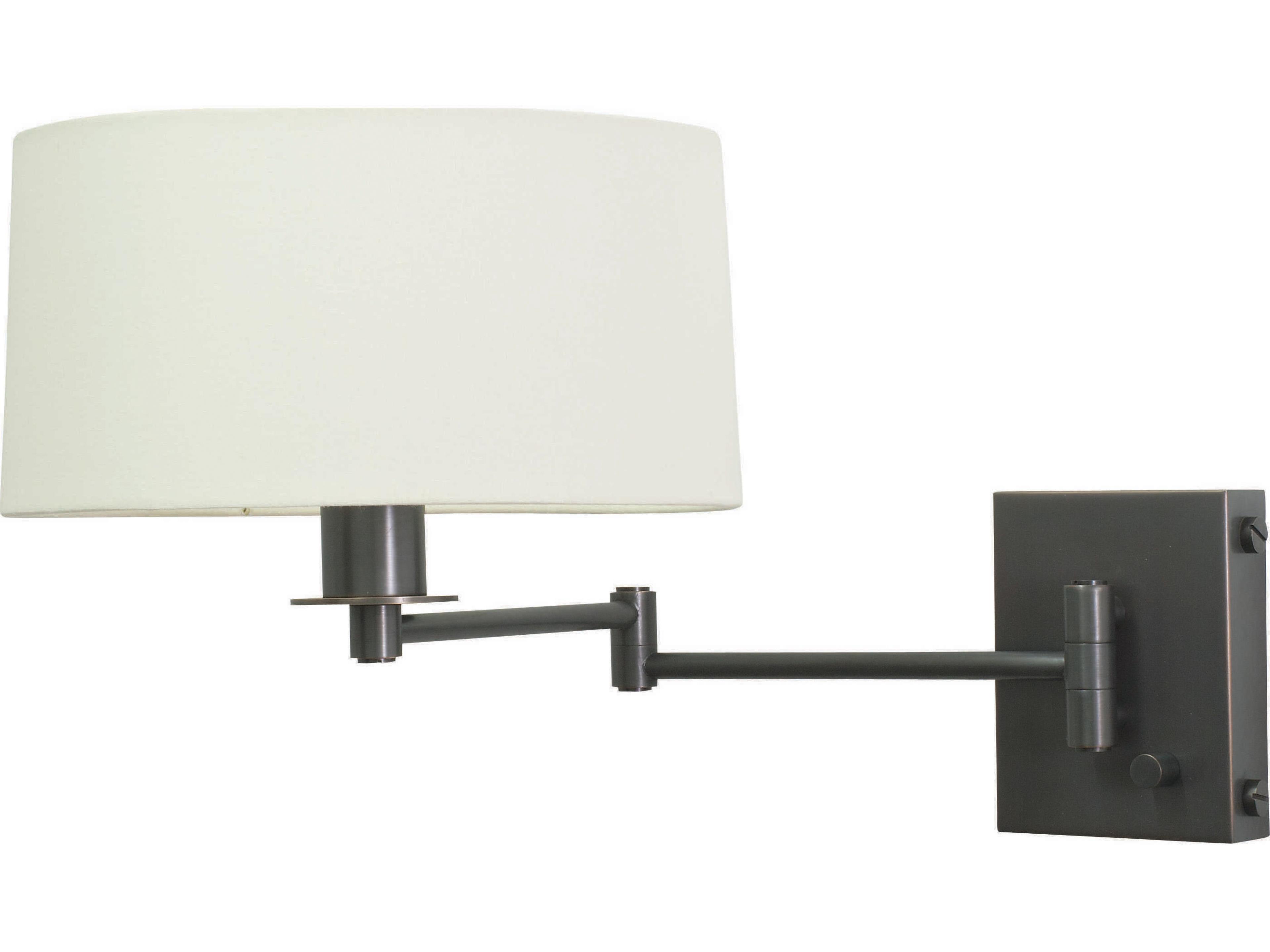 1-Light Black Swing Wall Sconce