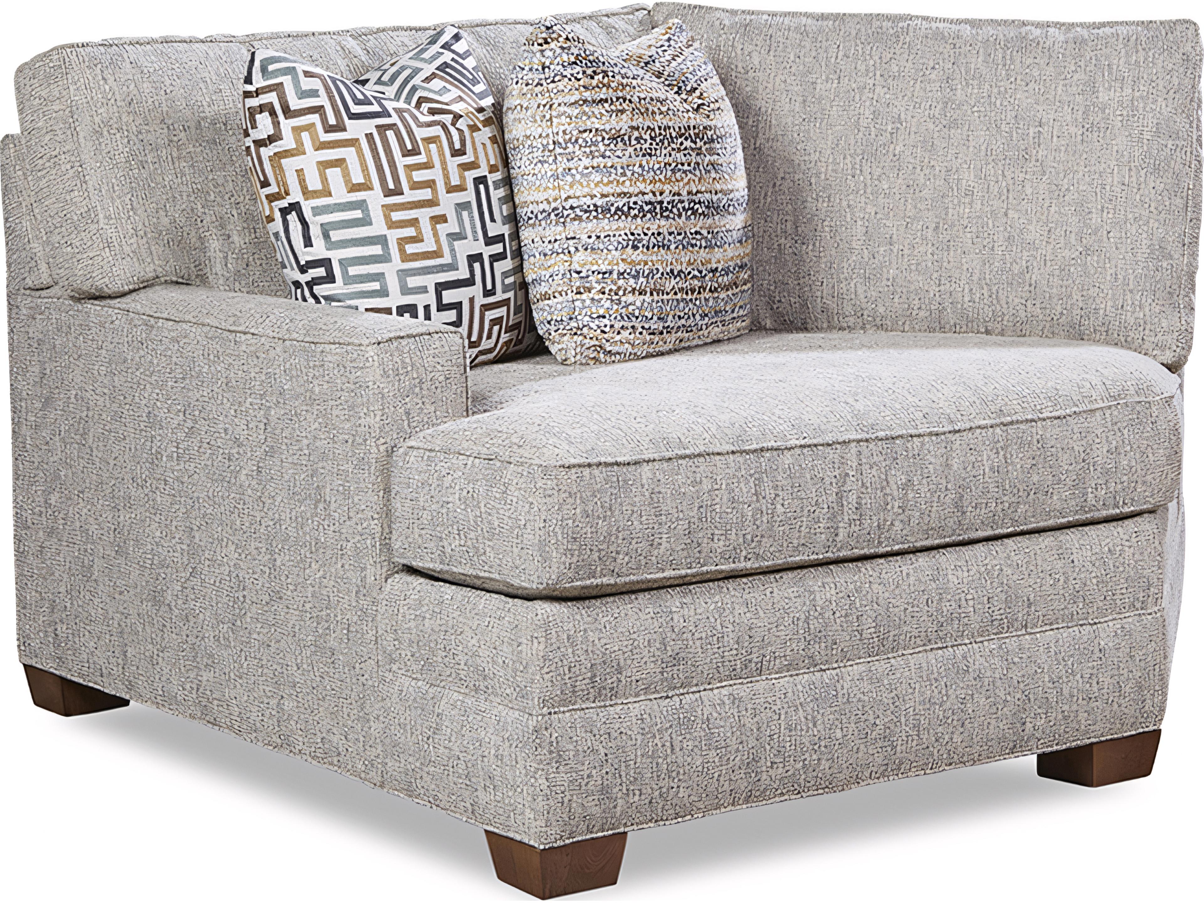 2062 Upholstered Left Arm Cuddle Chaise Lounge