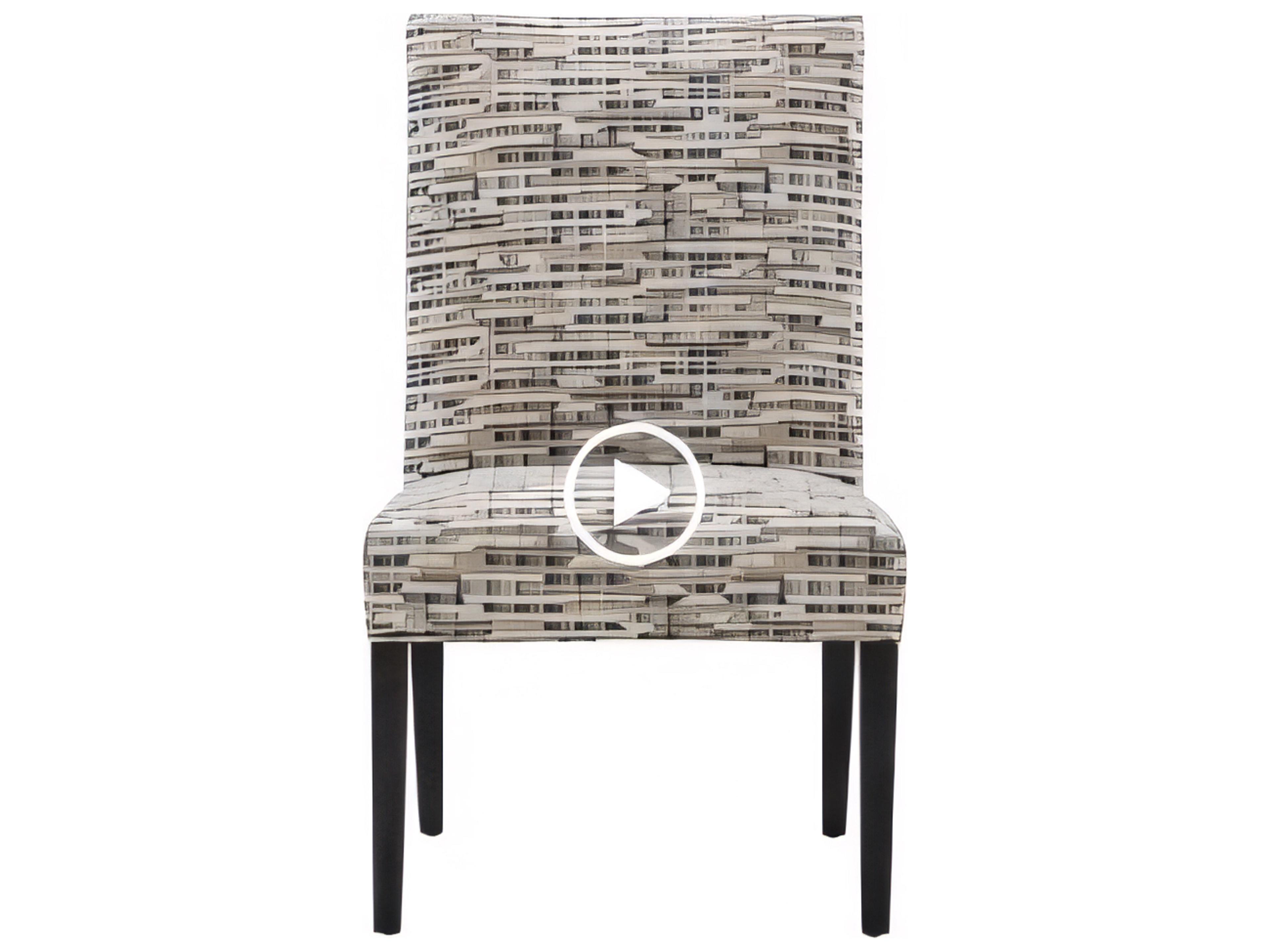 Huntington House 2412 Muller Solid Wood Upholstered Armless Dining Chair