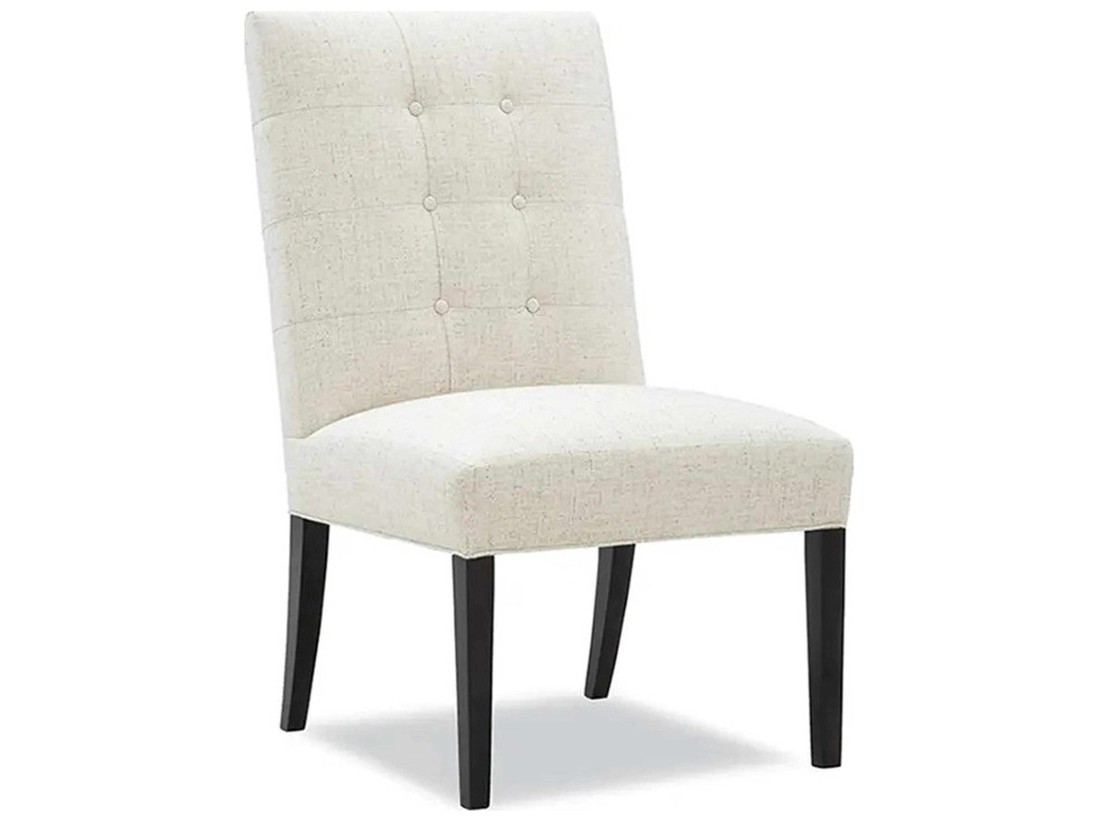 2412 Muller Solid Wood Upholstered Armless Dining Chair