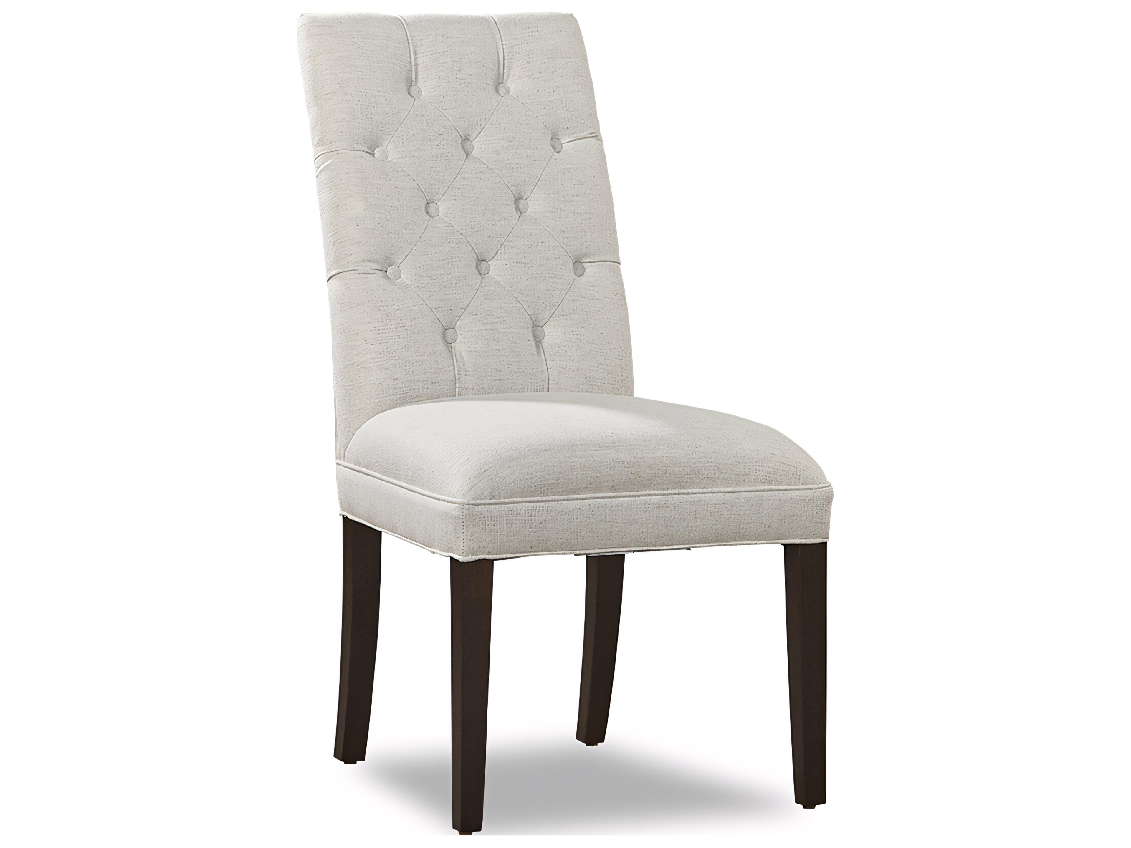 2421 Milo Solid Wood Upholstered Armless Dining Chair