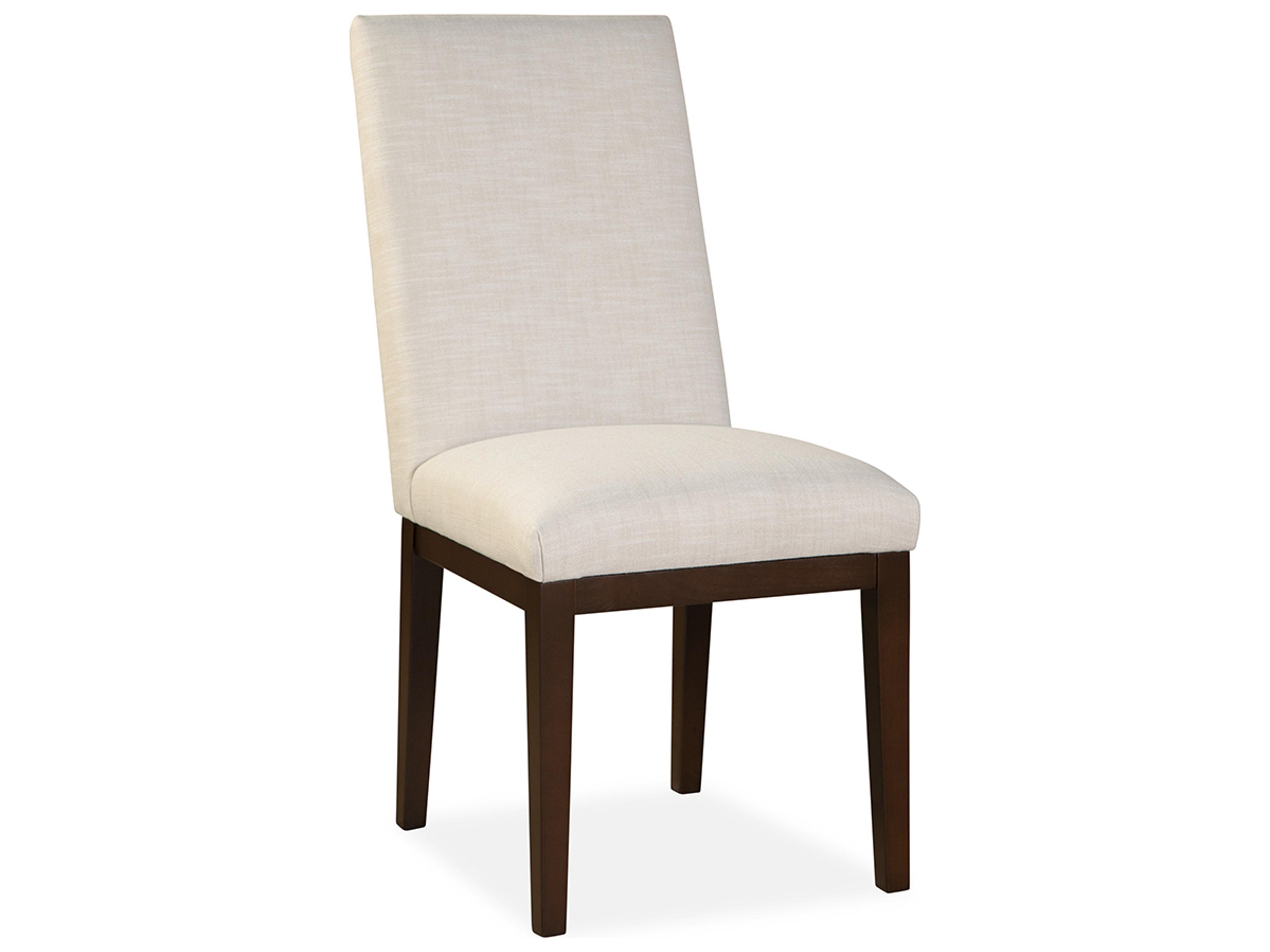 2432 Mitch Solid Wood Upholstered Armless Dining Chair