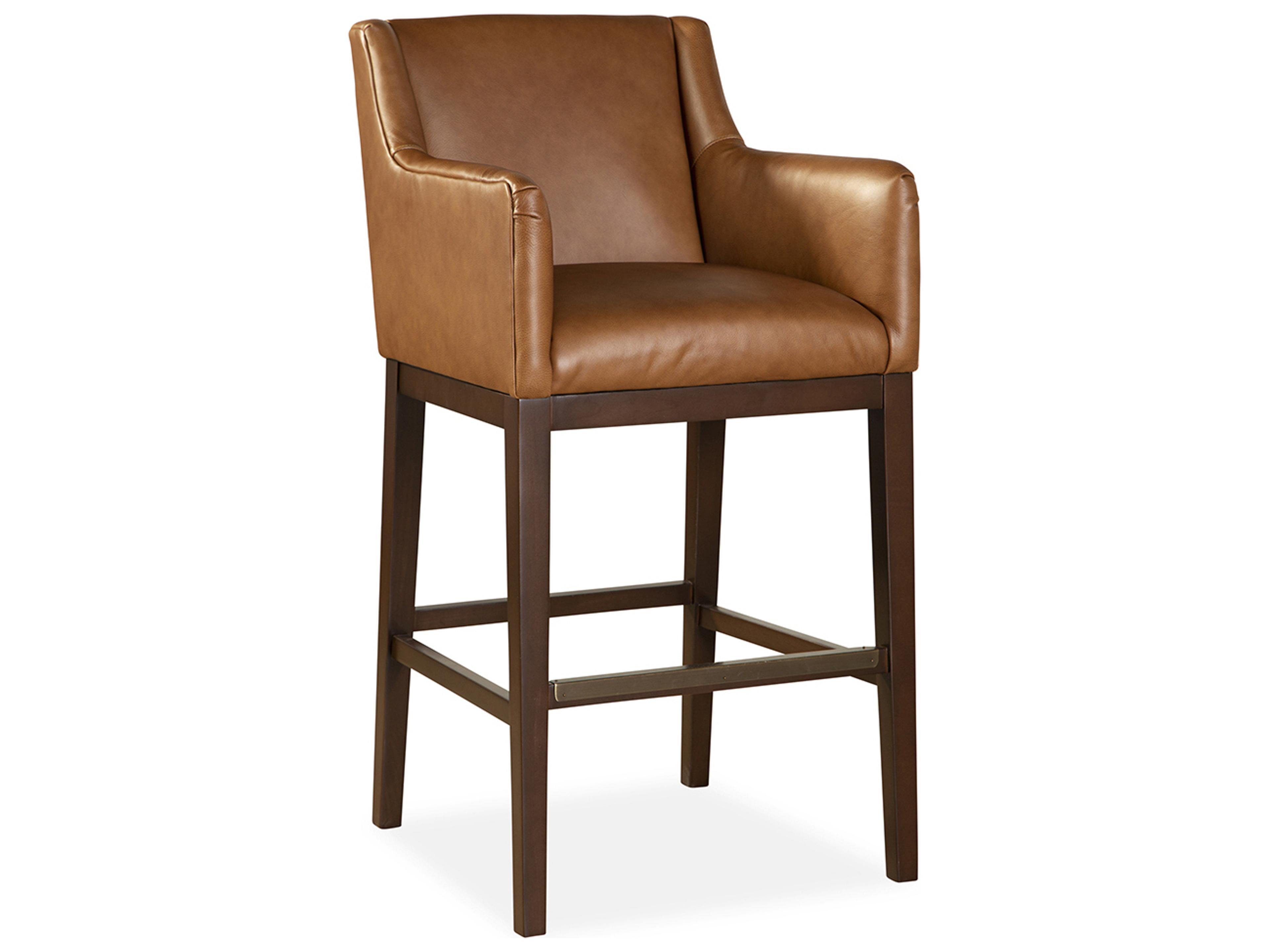 2433 Molly Upholstered Solid Wood Bar Stool