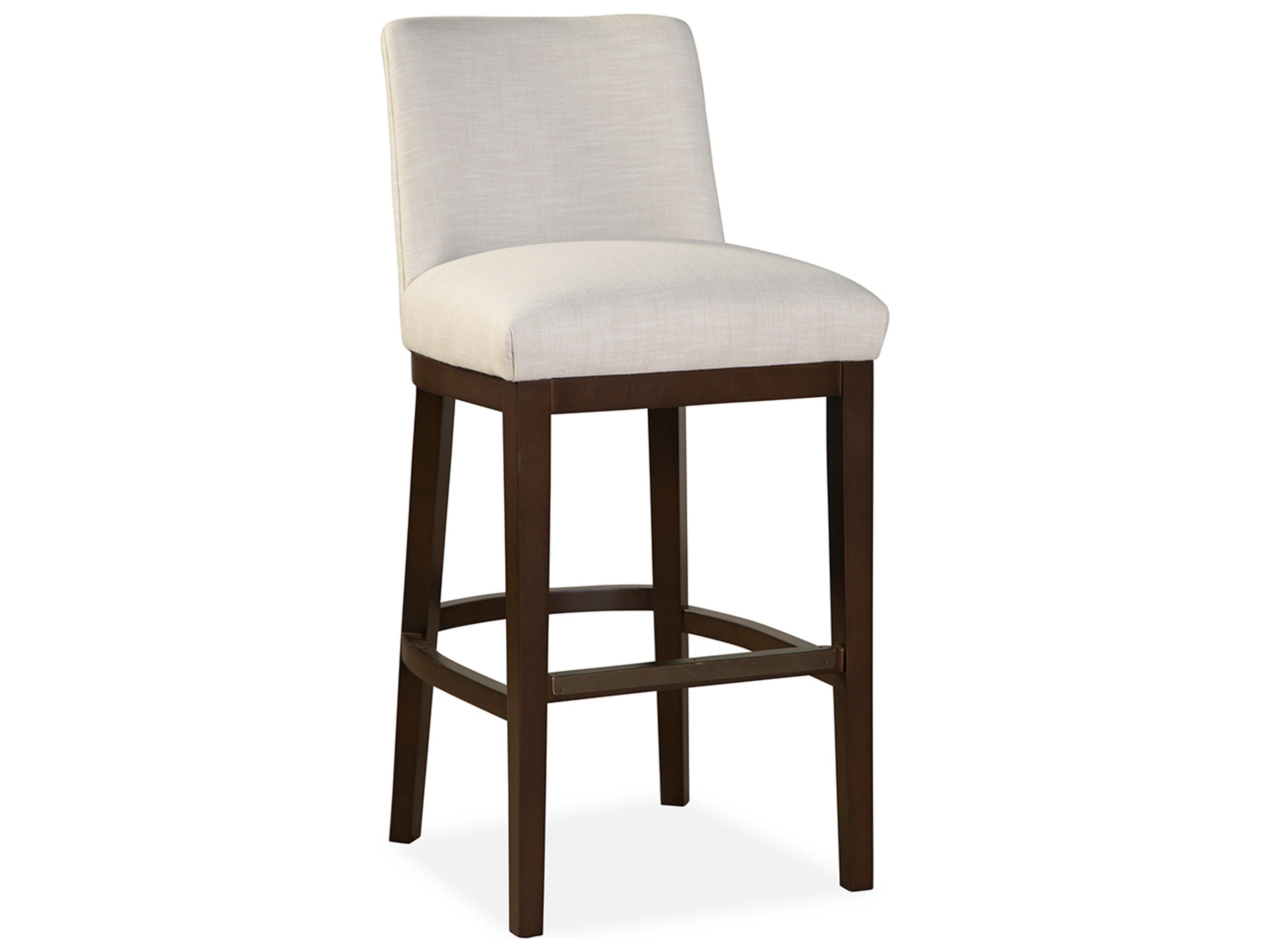 2436 Moore Upholstered Solid Wood Bar Stool