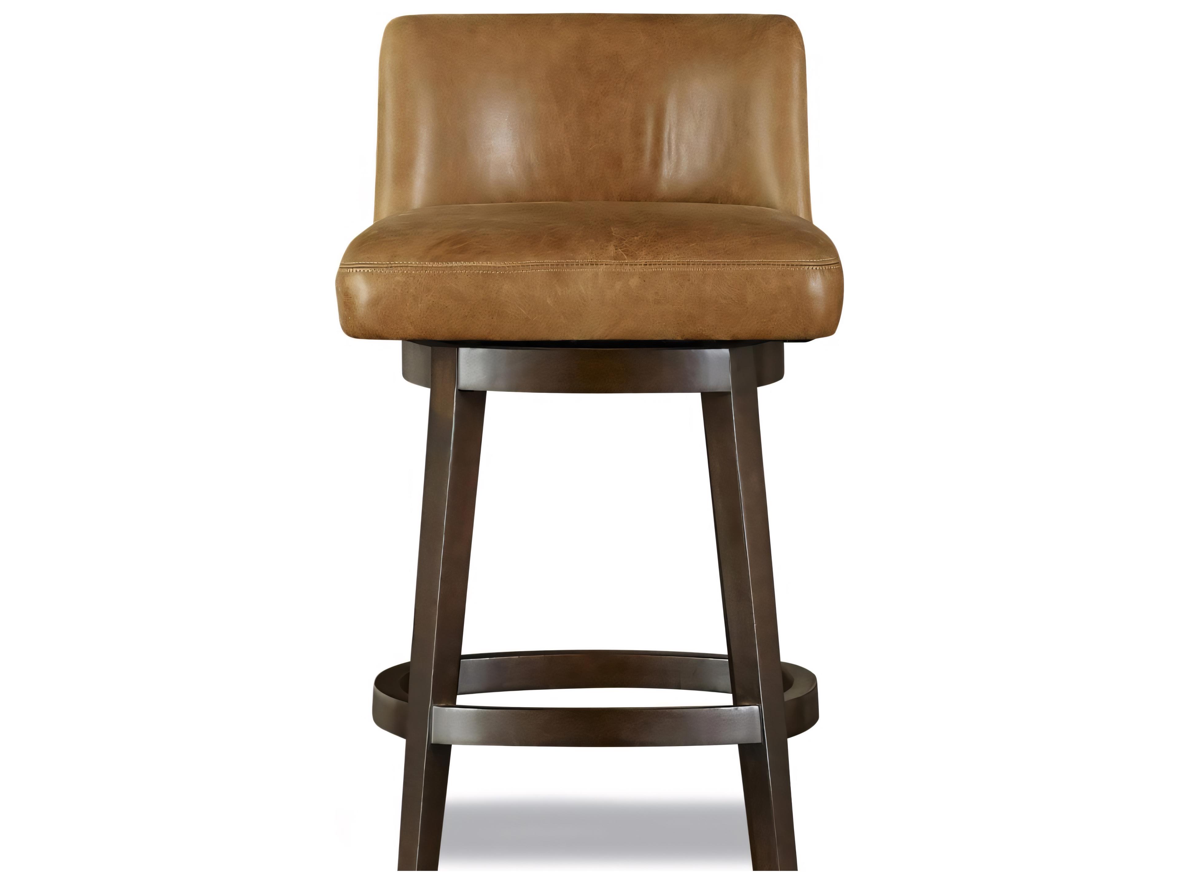 2441 Nash Upholstered Swivel Solid Wood Counter Stool
