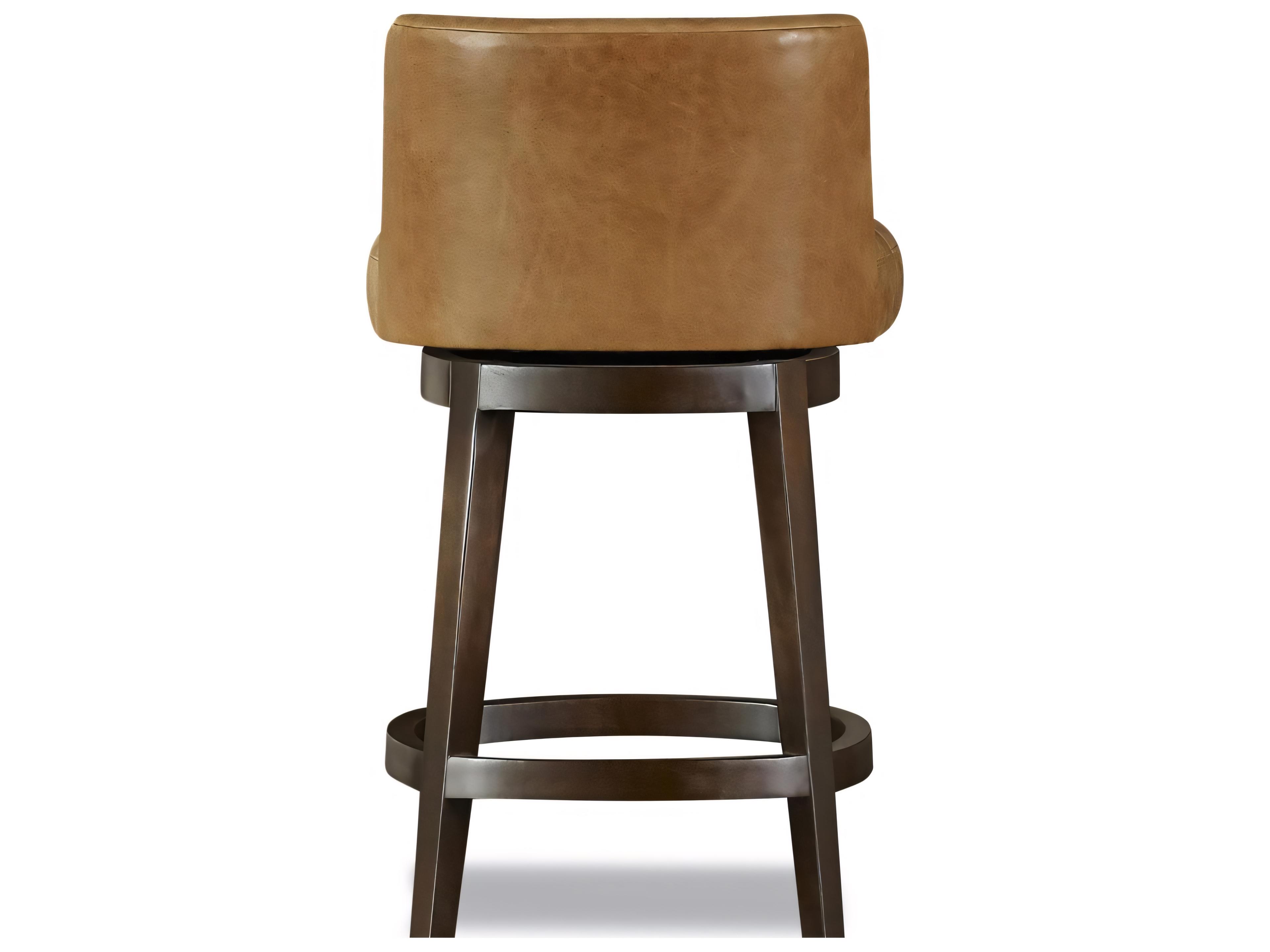 Huntington House 2441 Nash Upholstered Swivel Solid Wood Counter Stool