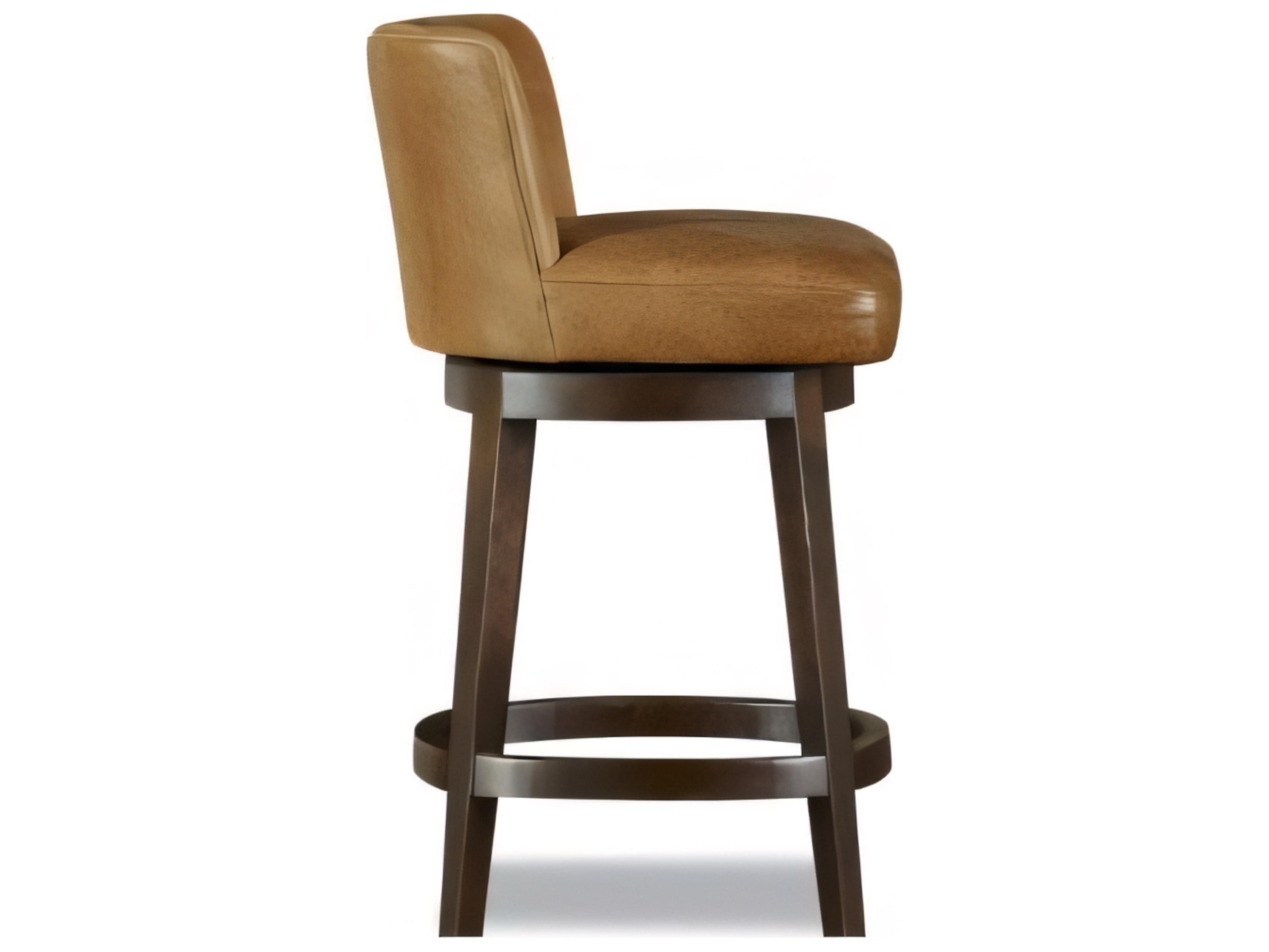Huntington House 2441 Nash Upholstered Swivel Solid Wood Counter Stool