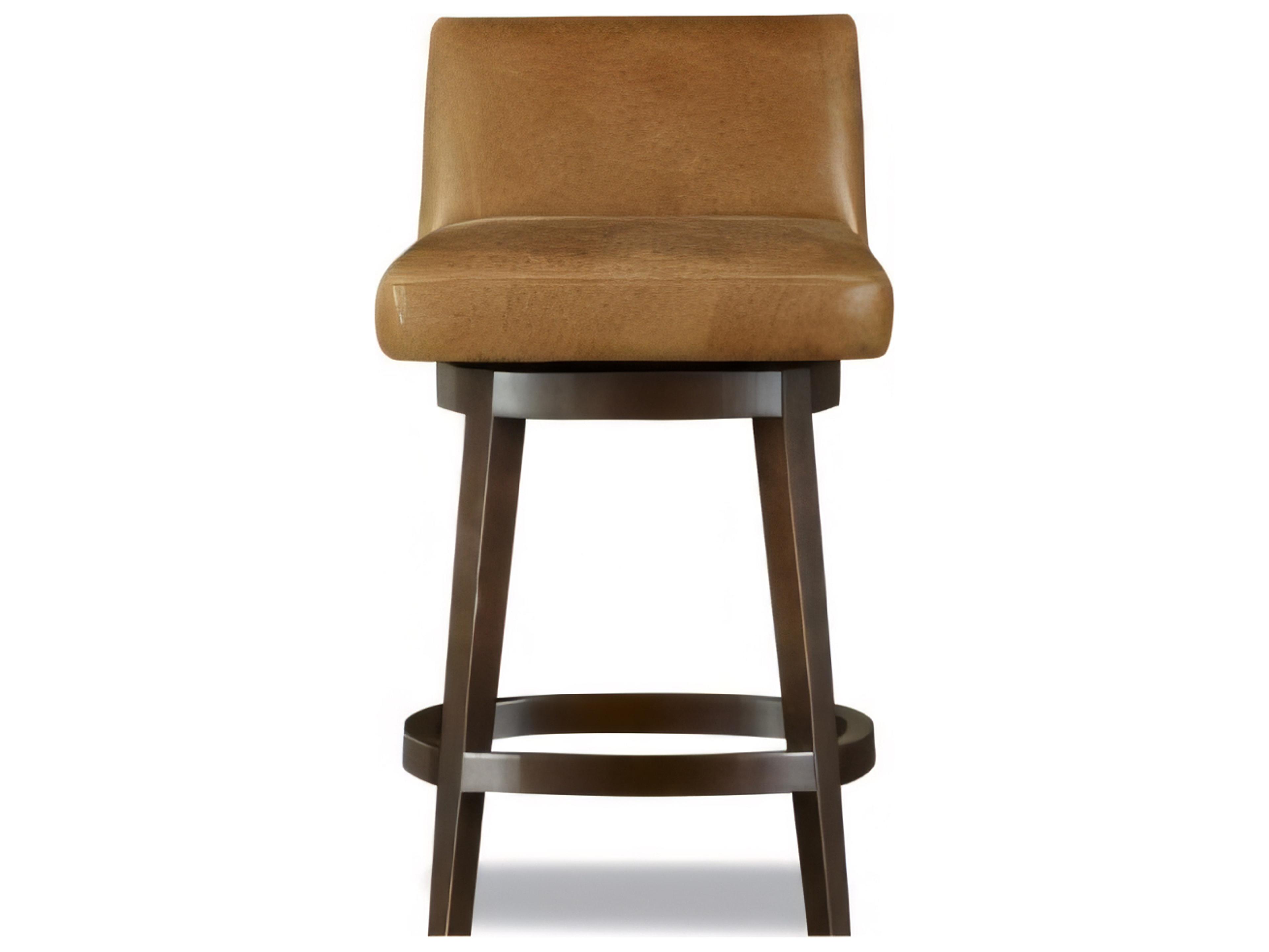 Huntington House 2443 Nathaniel Upholstered Swivel Solid Wood Counter Stool