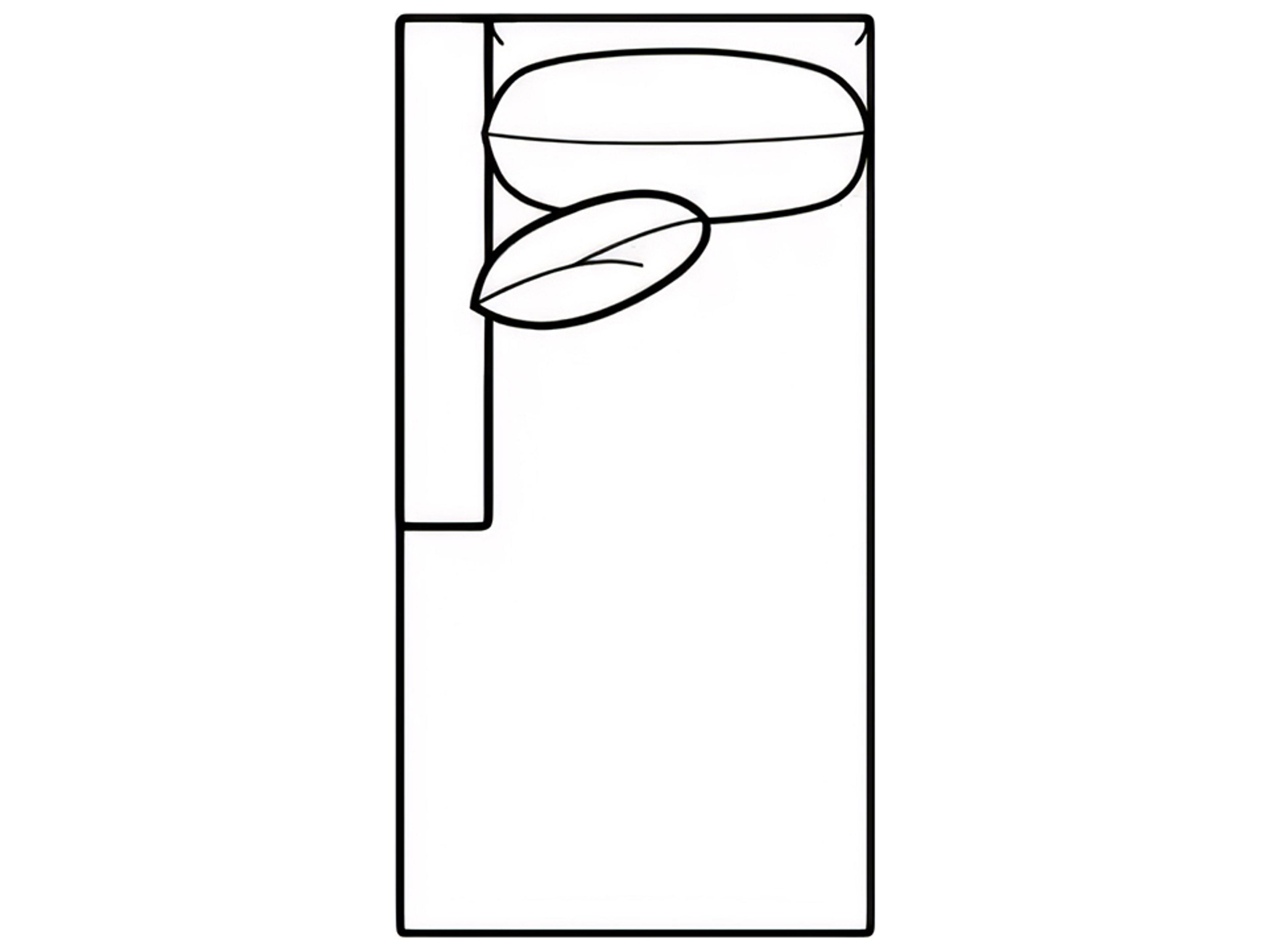 7512 Upholstered Left Arm Chaise Lounge