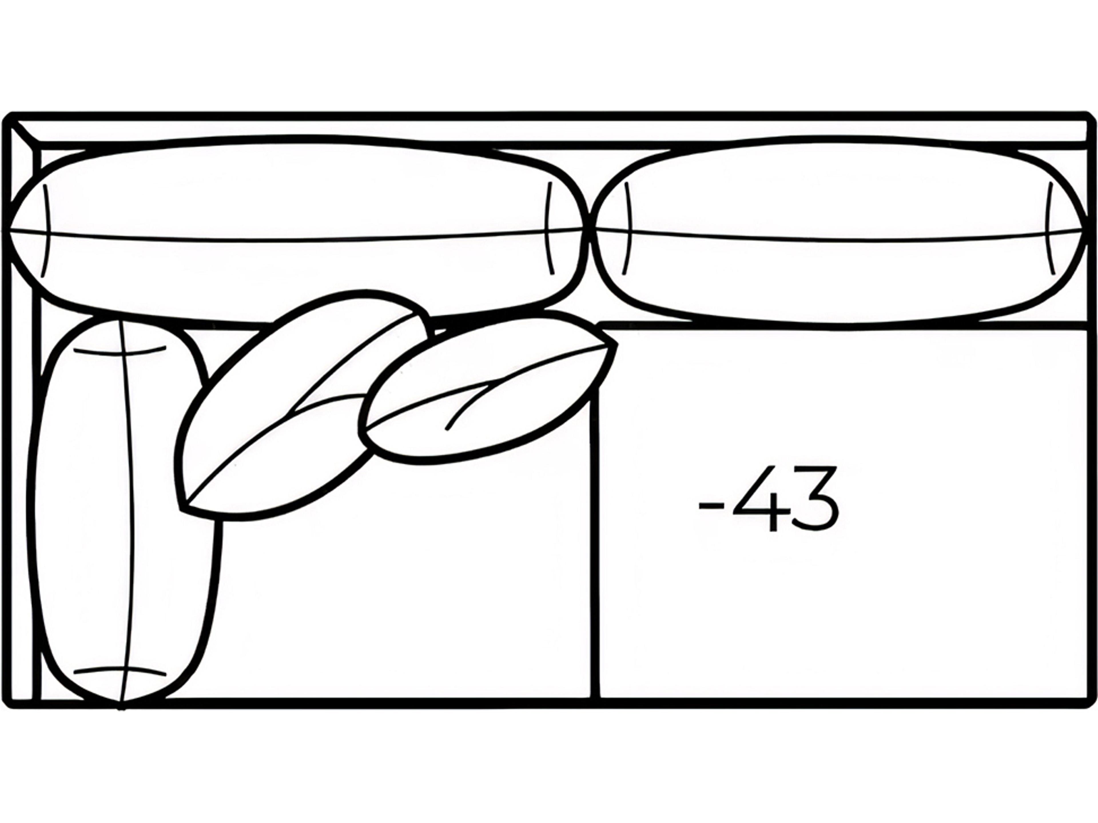 7513 Upholstered Left Arm Loveseat