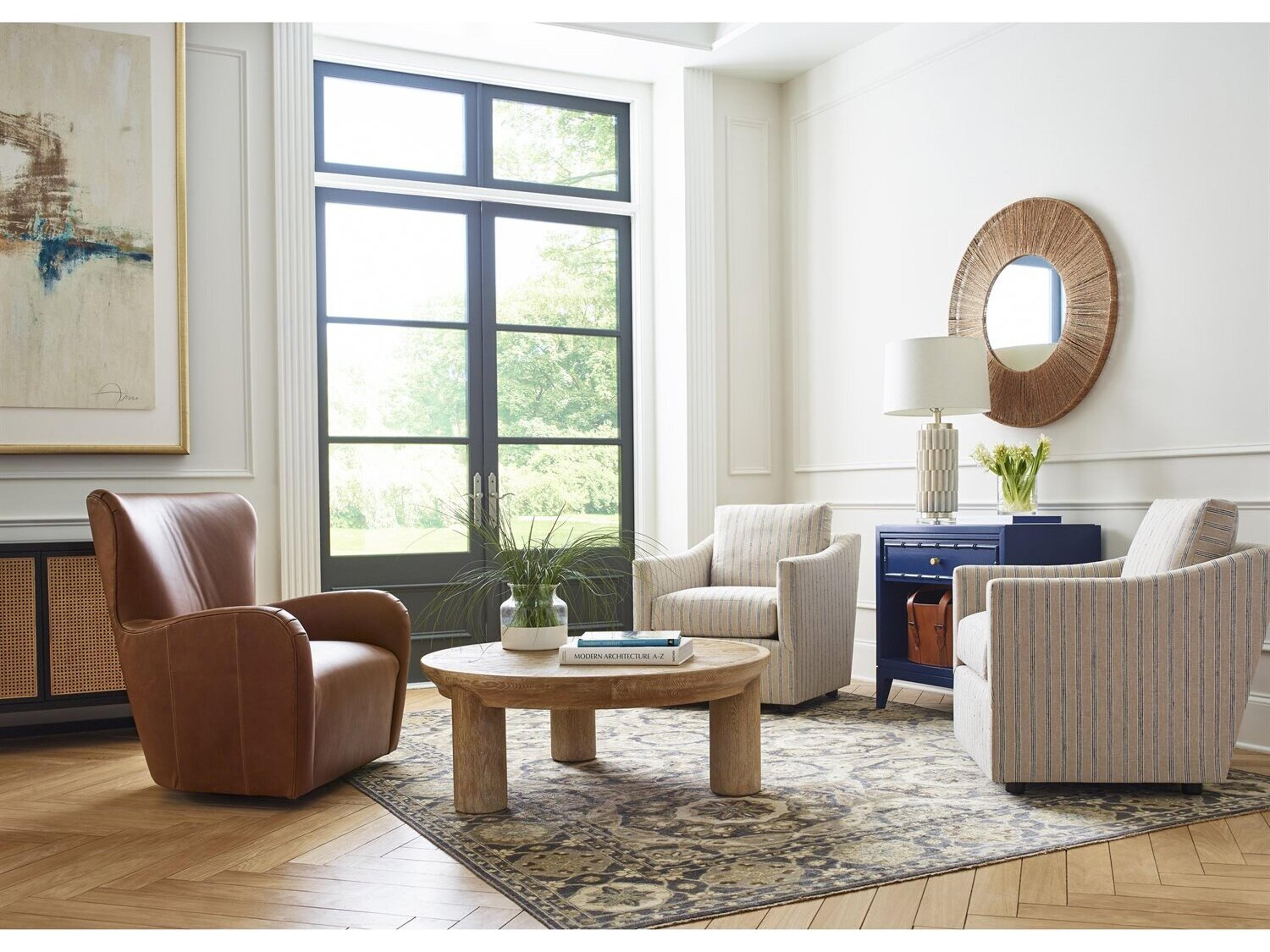 Eli Chair and Ottoman Set