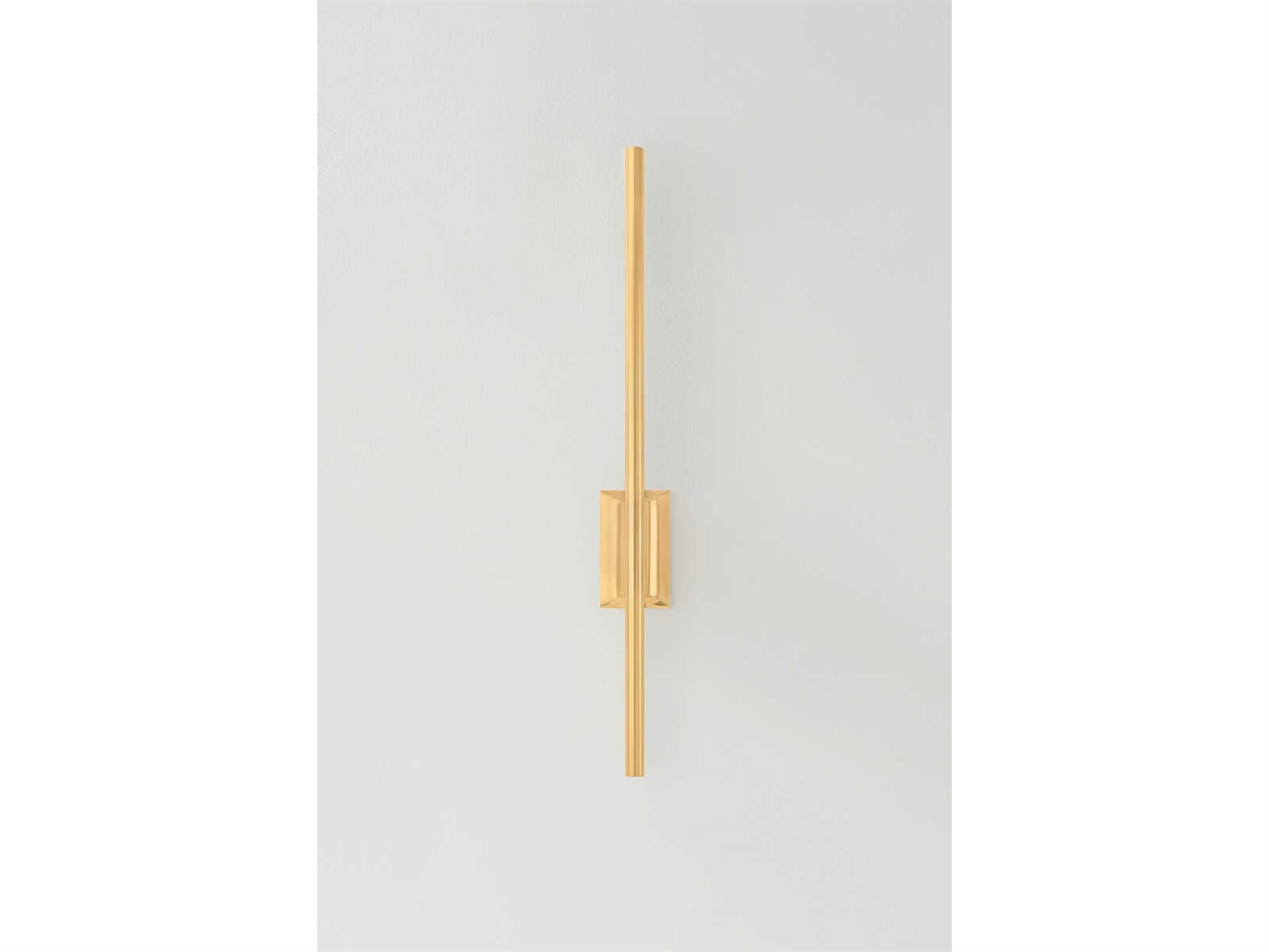 Hudson Valley Bernard 1-Light Aged Brass Wall Sconce