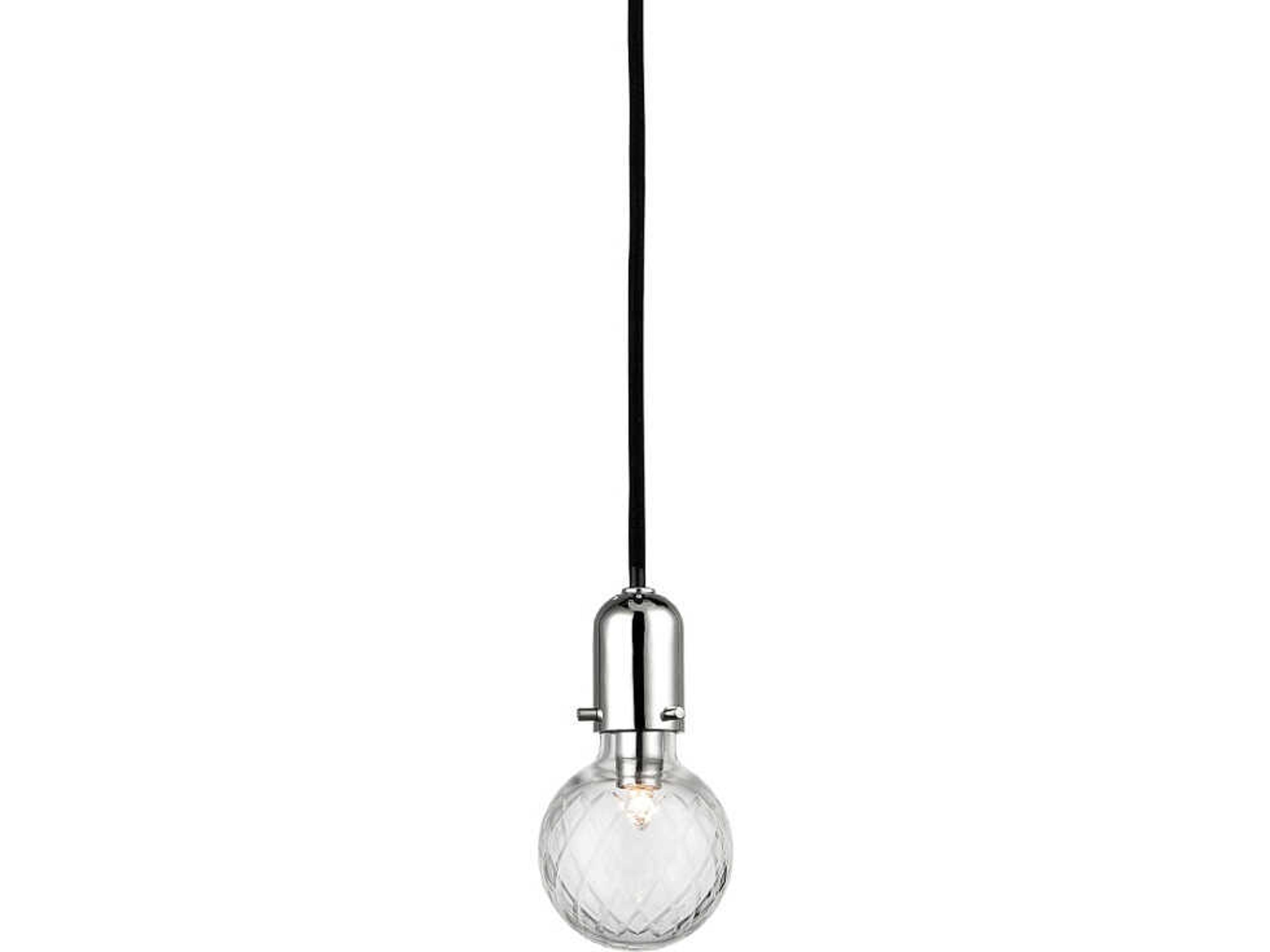 Marlow 1-Light Polished Nickel Globe Mini Pendant