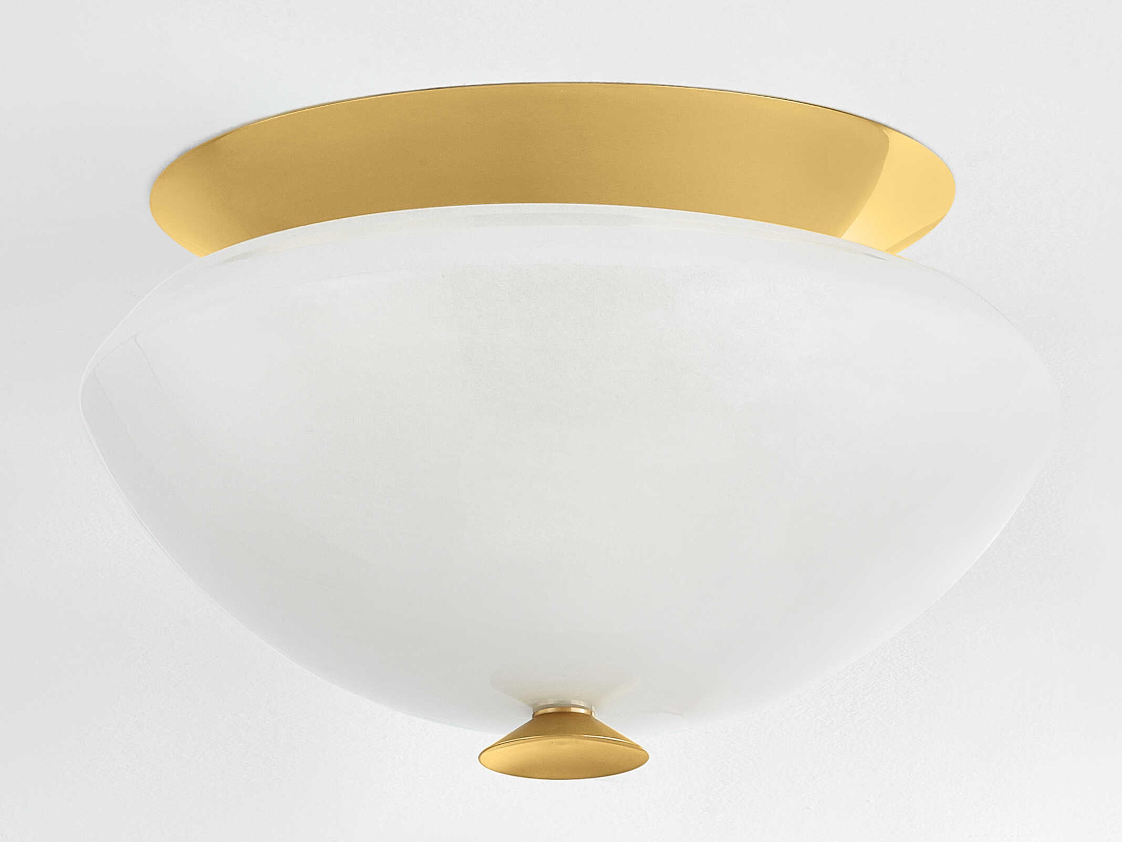 Hudson Valley Pawtucket 2-Light Aged Brass Soft White Bowl Flush Mount