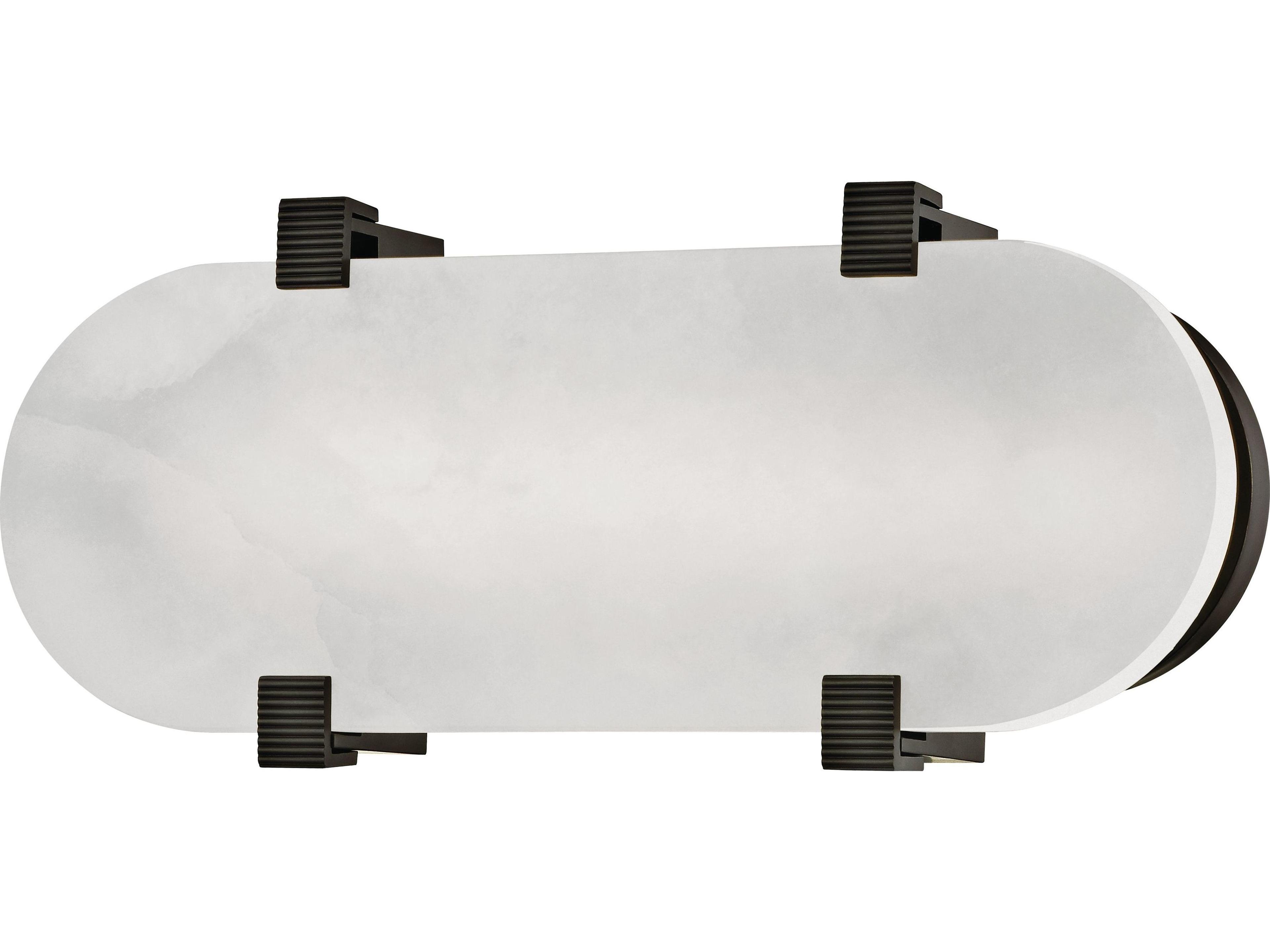 Hudson Valley Skylar 1-Light Old Bronze White LED Wall Sconce