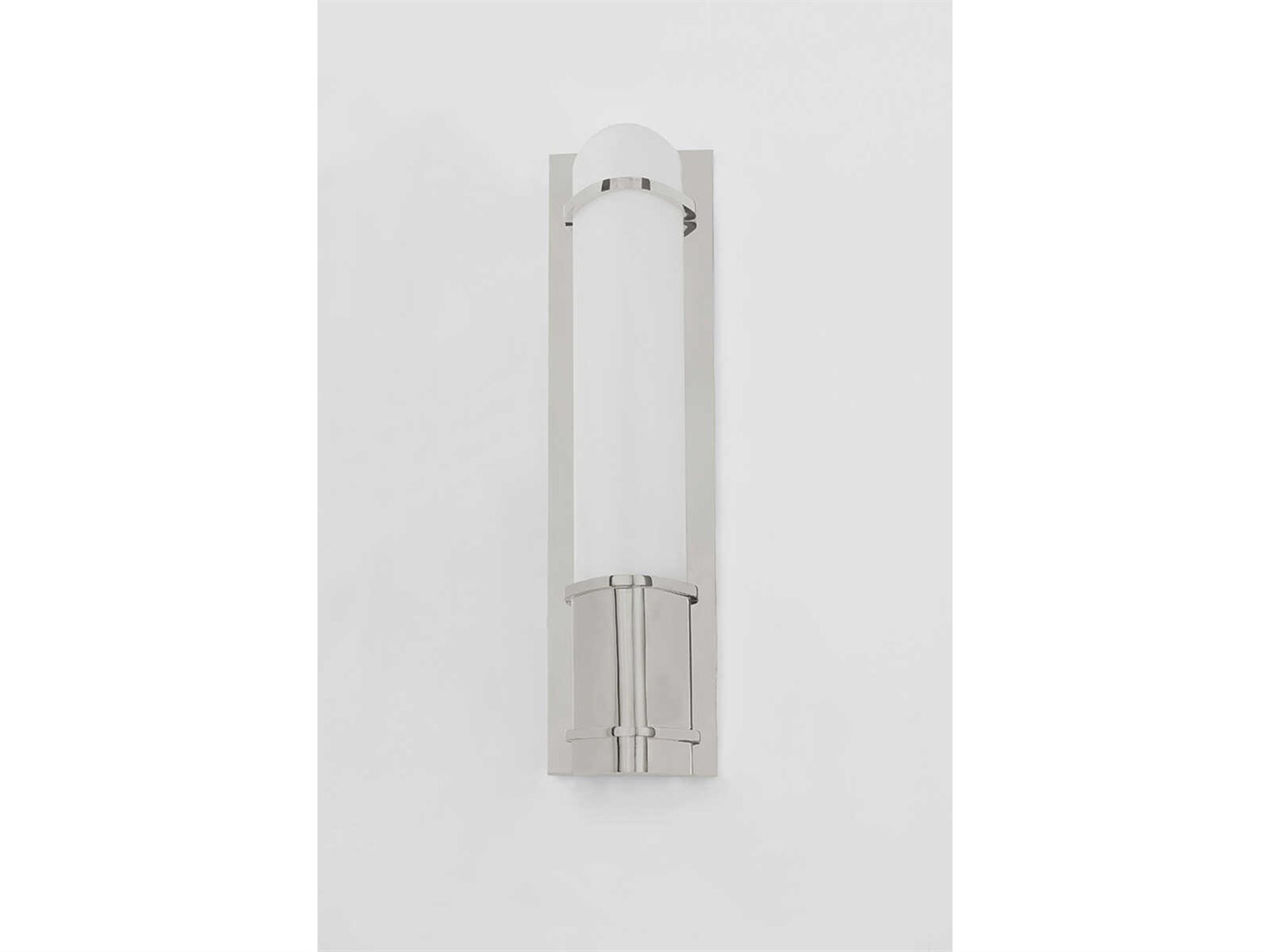 Hudson Valley Tottenville 1-Light Polished Nickel Wall Sconce