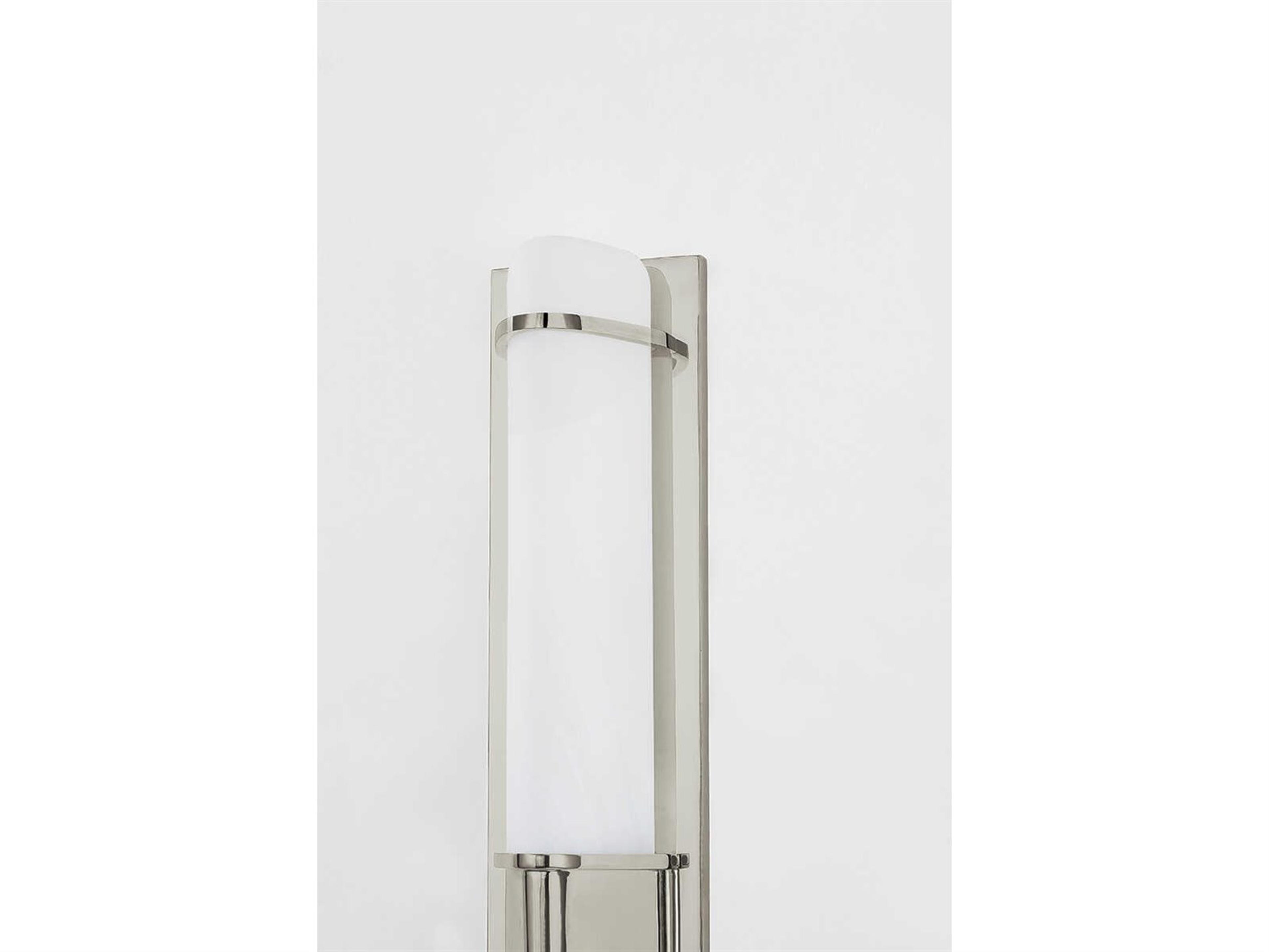 Hudson Valley Tottenville 1-Light Polished Nickel Wall Sconce