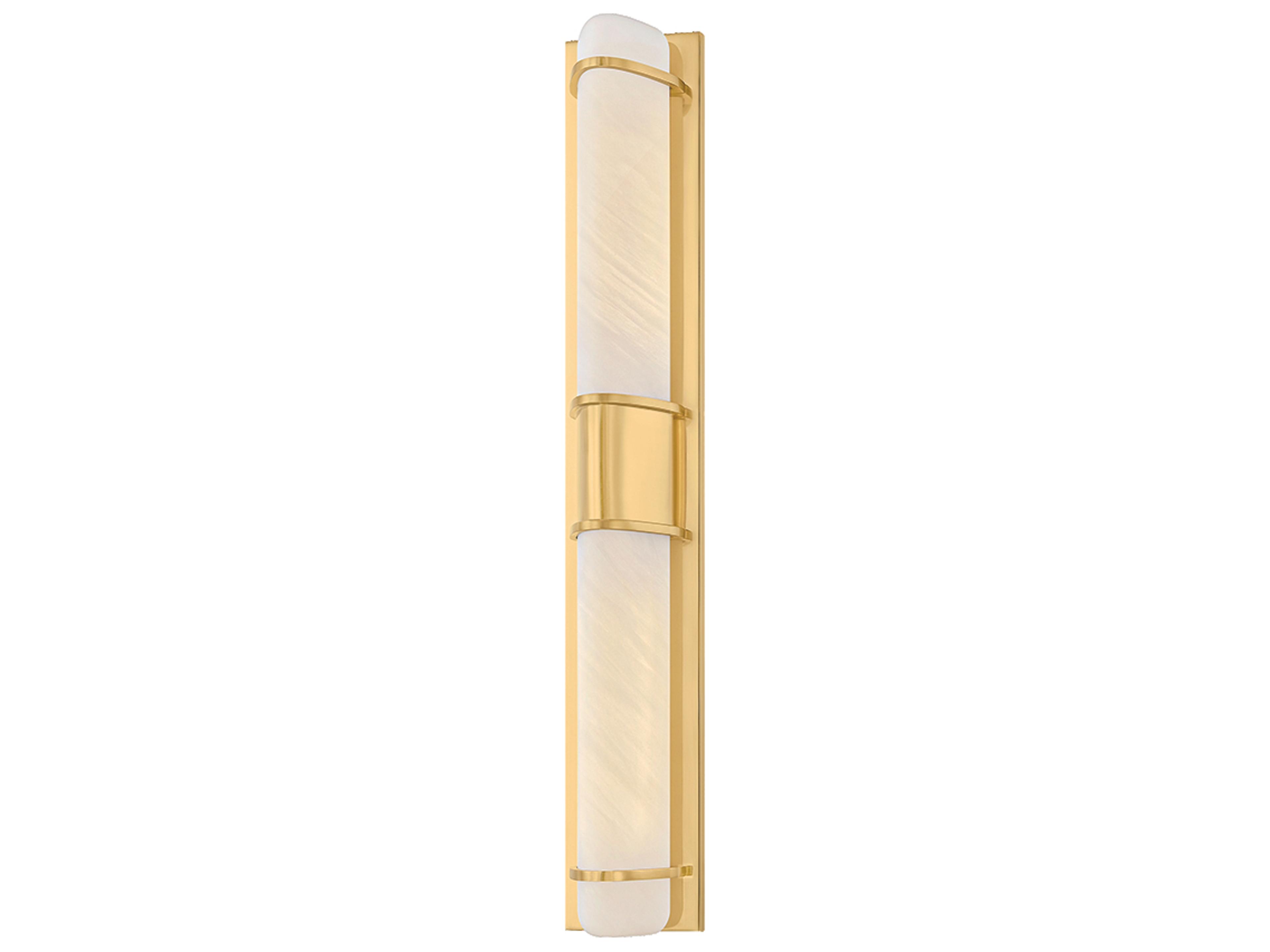 Tottenville 2-Light Aged Brass Wall Sconce