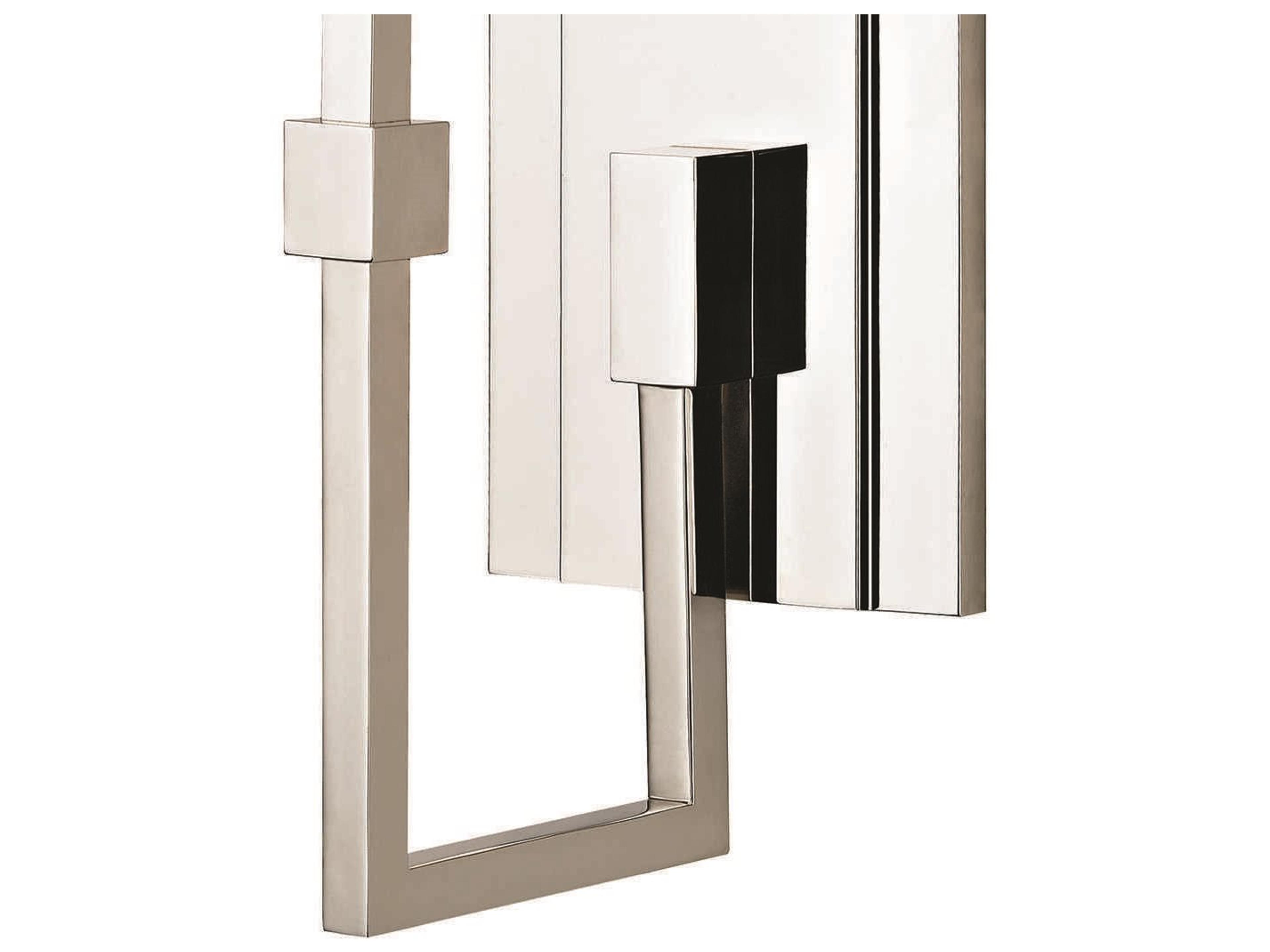 Hudson Valley Fletcher 1-Light Polished Nickel White Wall Sconce