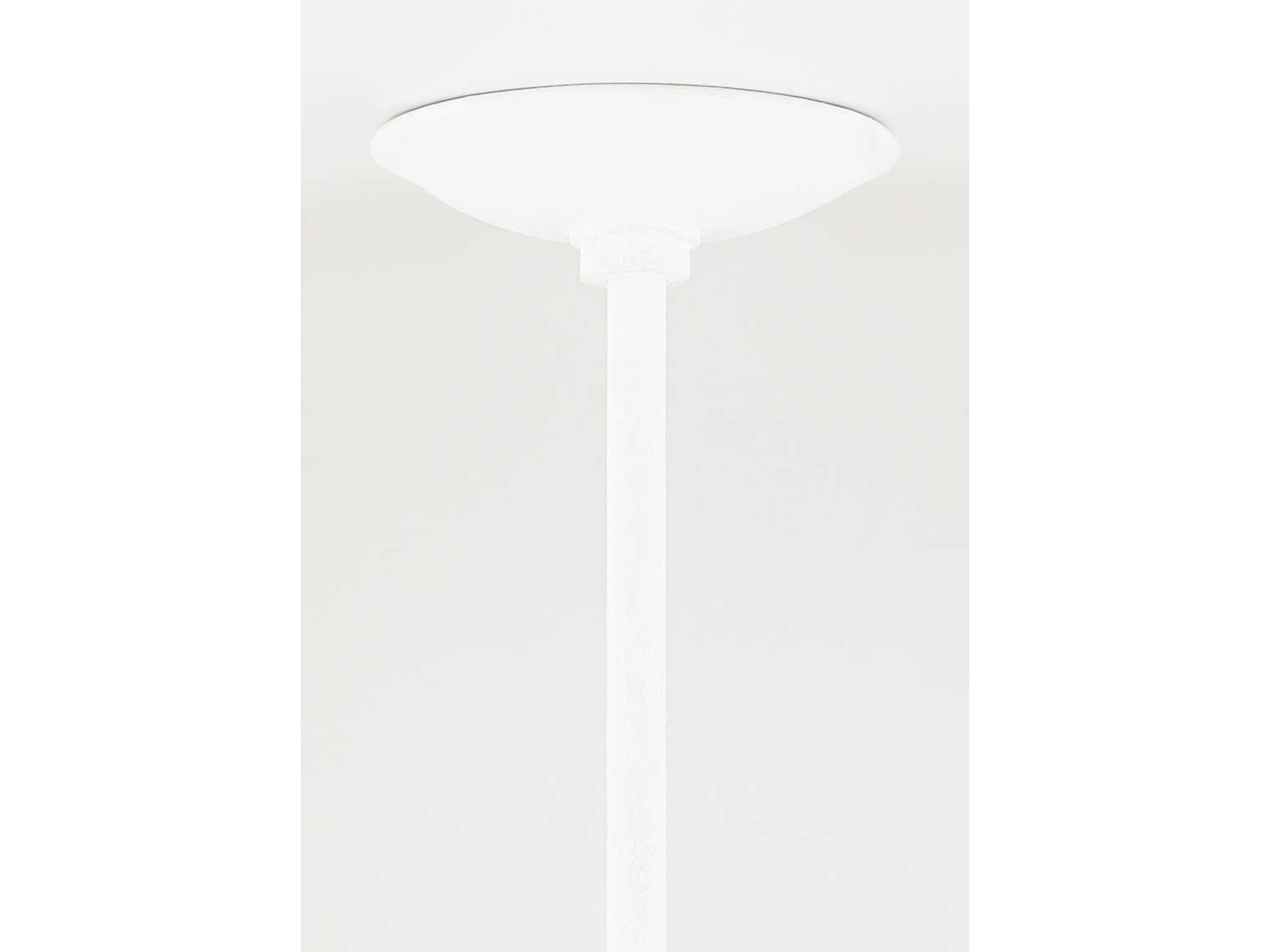 Hudson Valley Fabius 6-Light White Plaster Glass LED Bowl Pendant