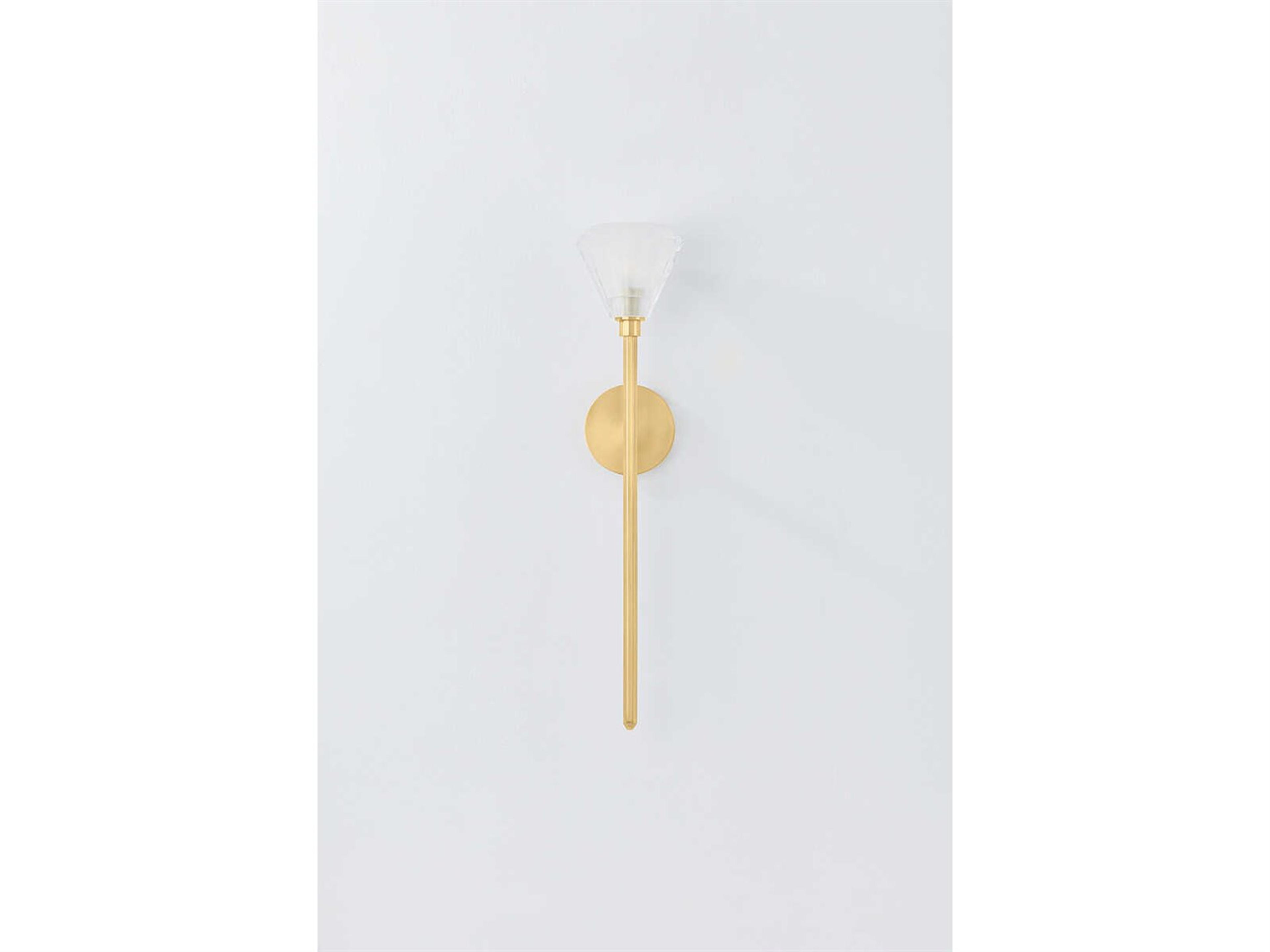 Hudson Valley Maspeth 1-Light Aged Brass Wall Sconce