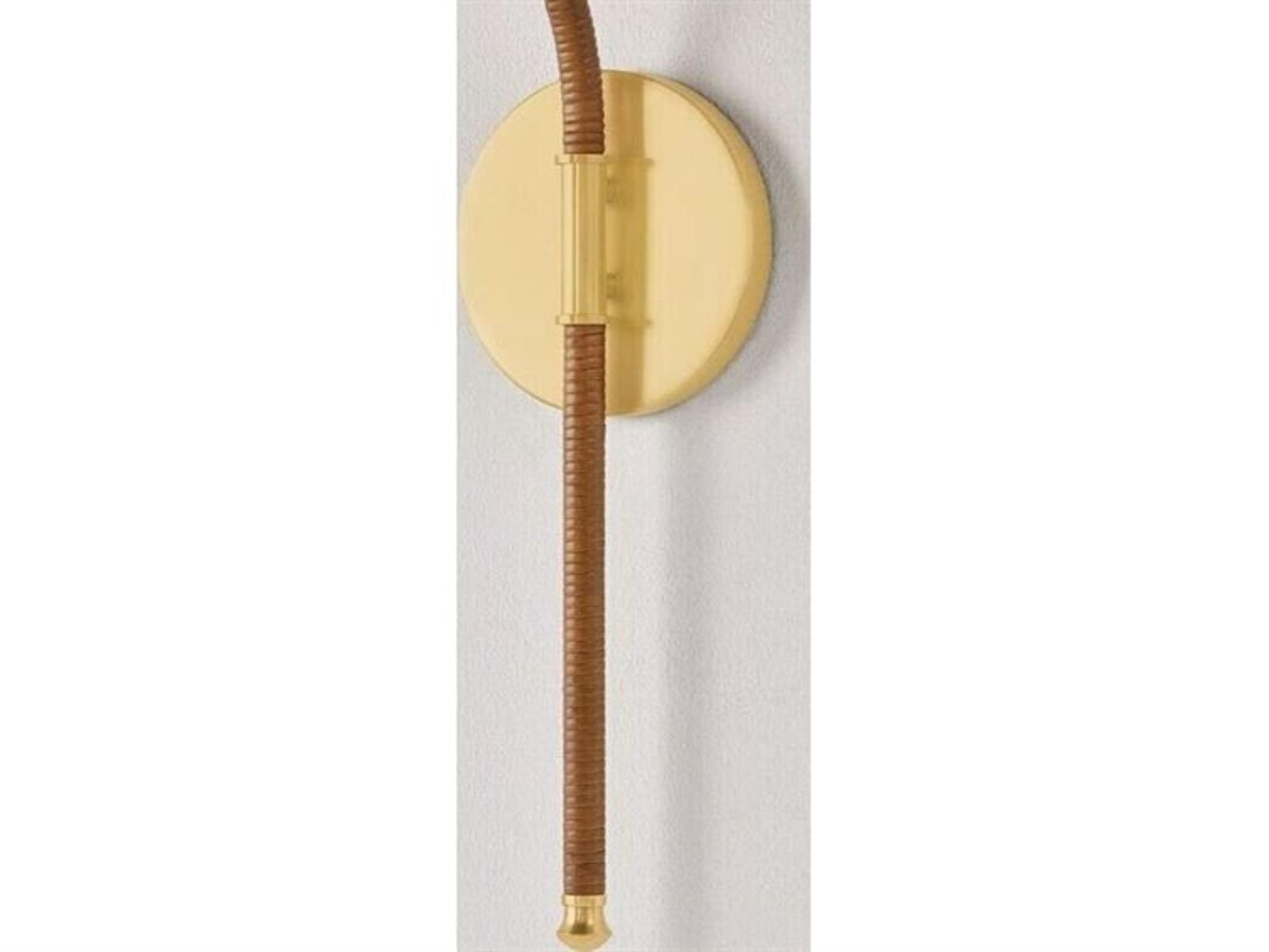 Hudson Valley Atwood 1-Light Aged Brass Wall Sconce