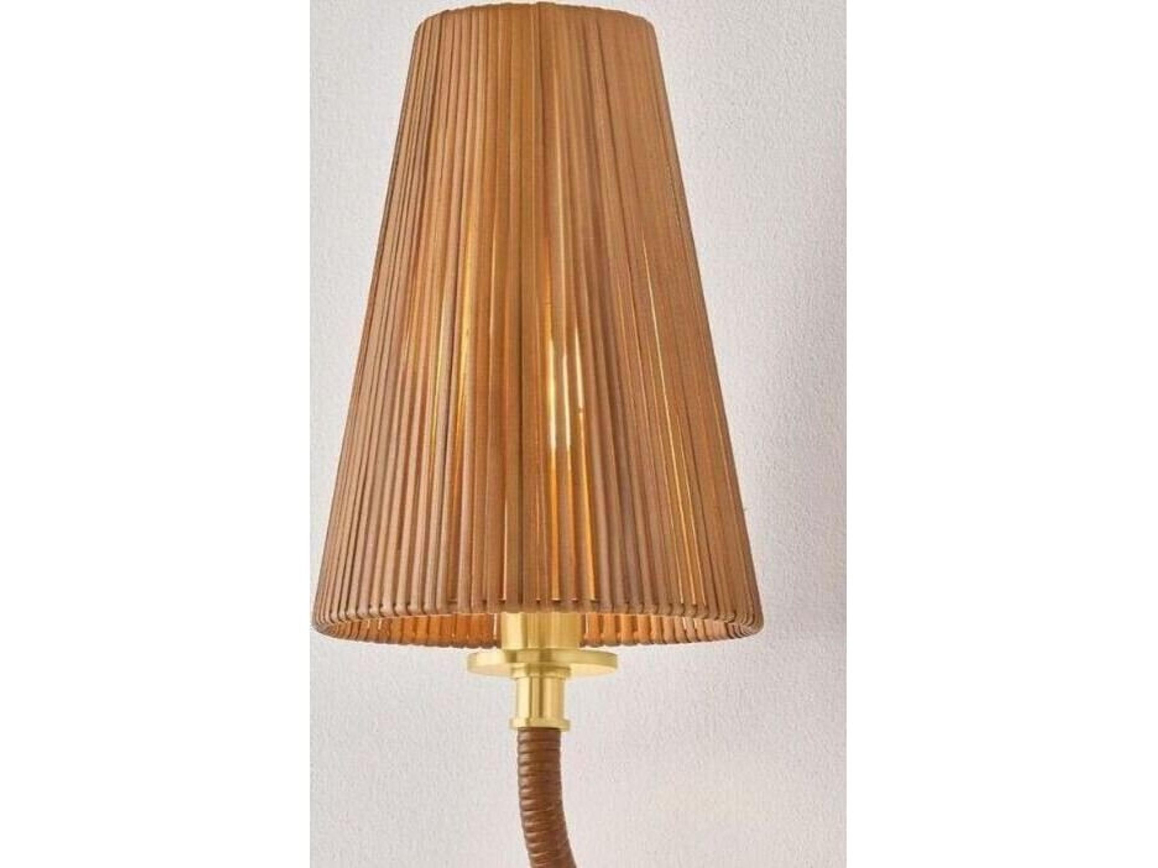 Hudson Valley Atwood 1-Light Aged Brass Wall Sconce