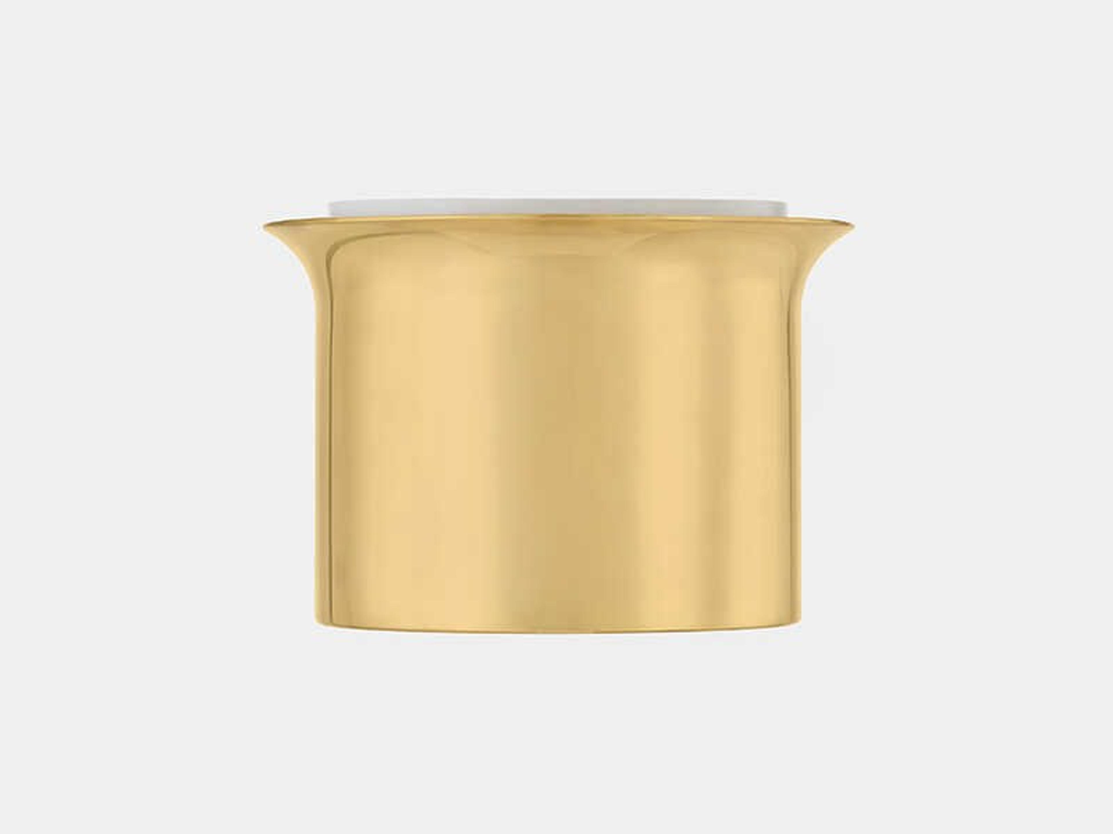 Hudson Valley Noxon 1-Light Aged Brass Cylinder Flush Mount